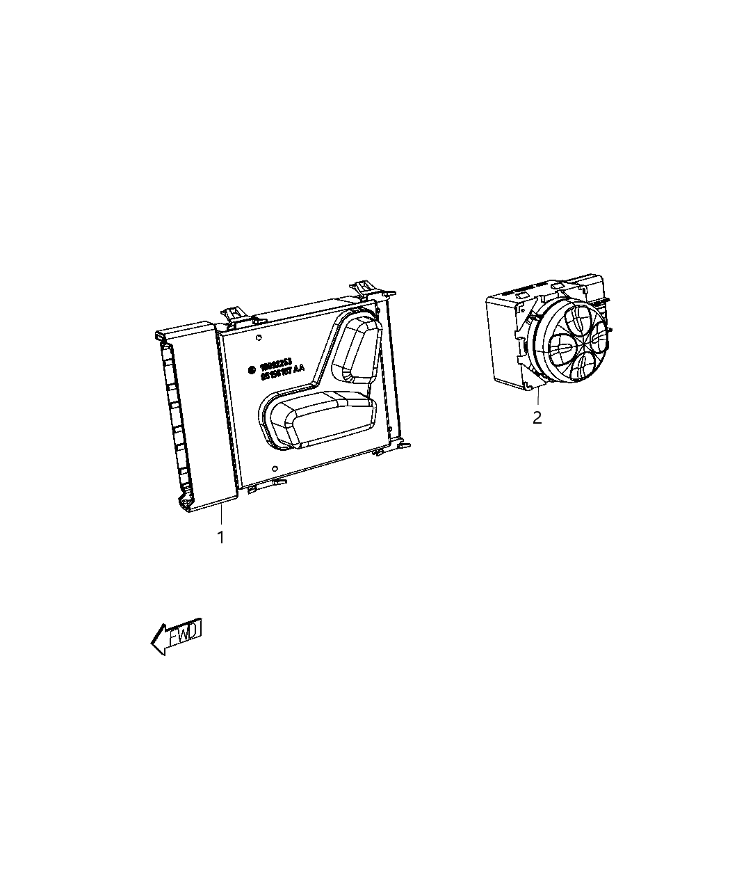 Mopar 5156107AA Switch-Power Seat