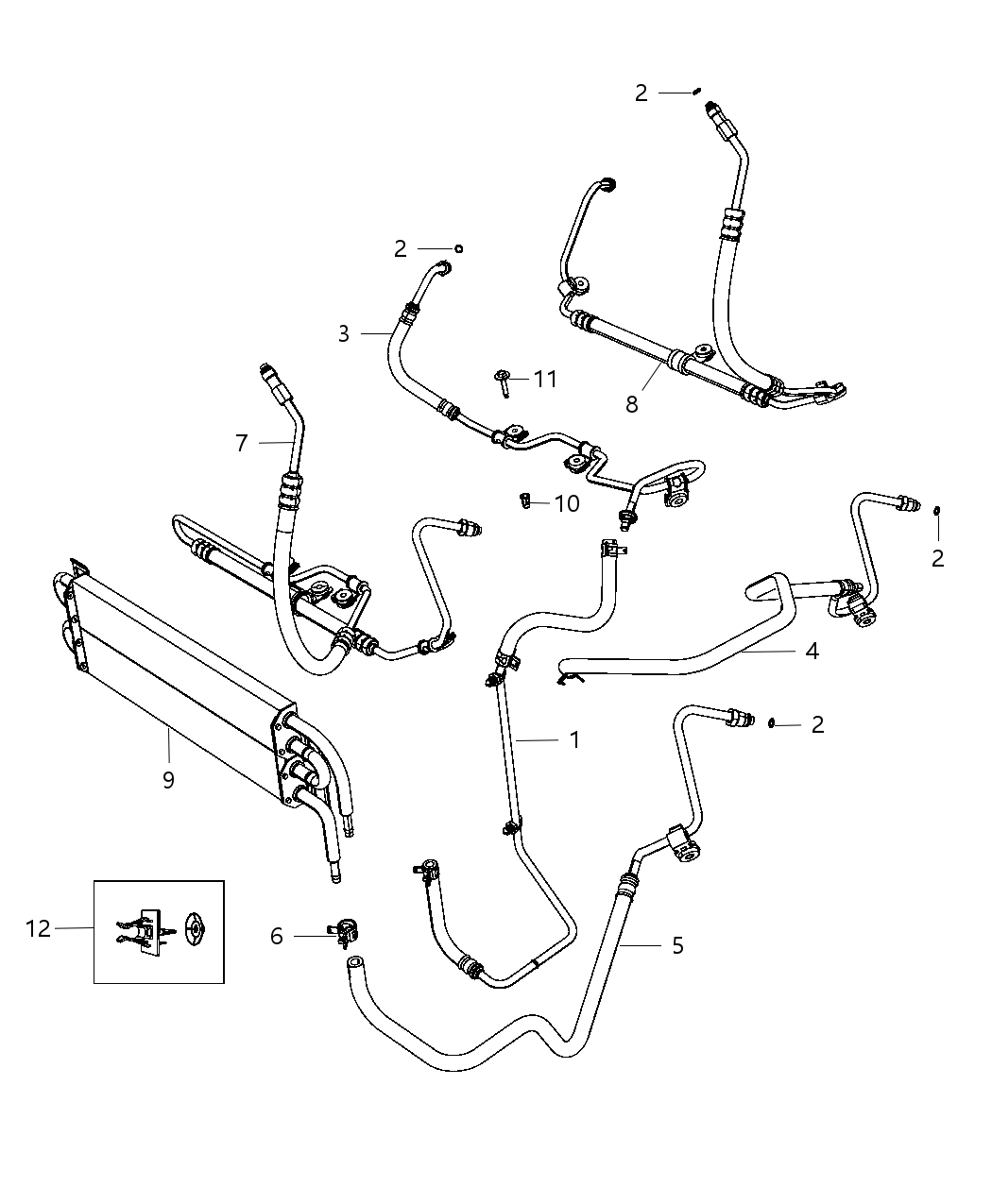 Mopar 5181674AC Cooler-Power Steering