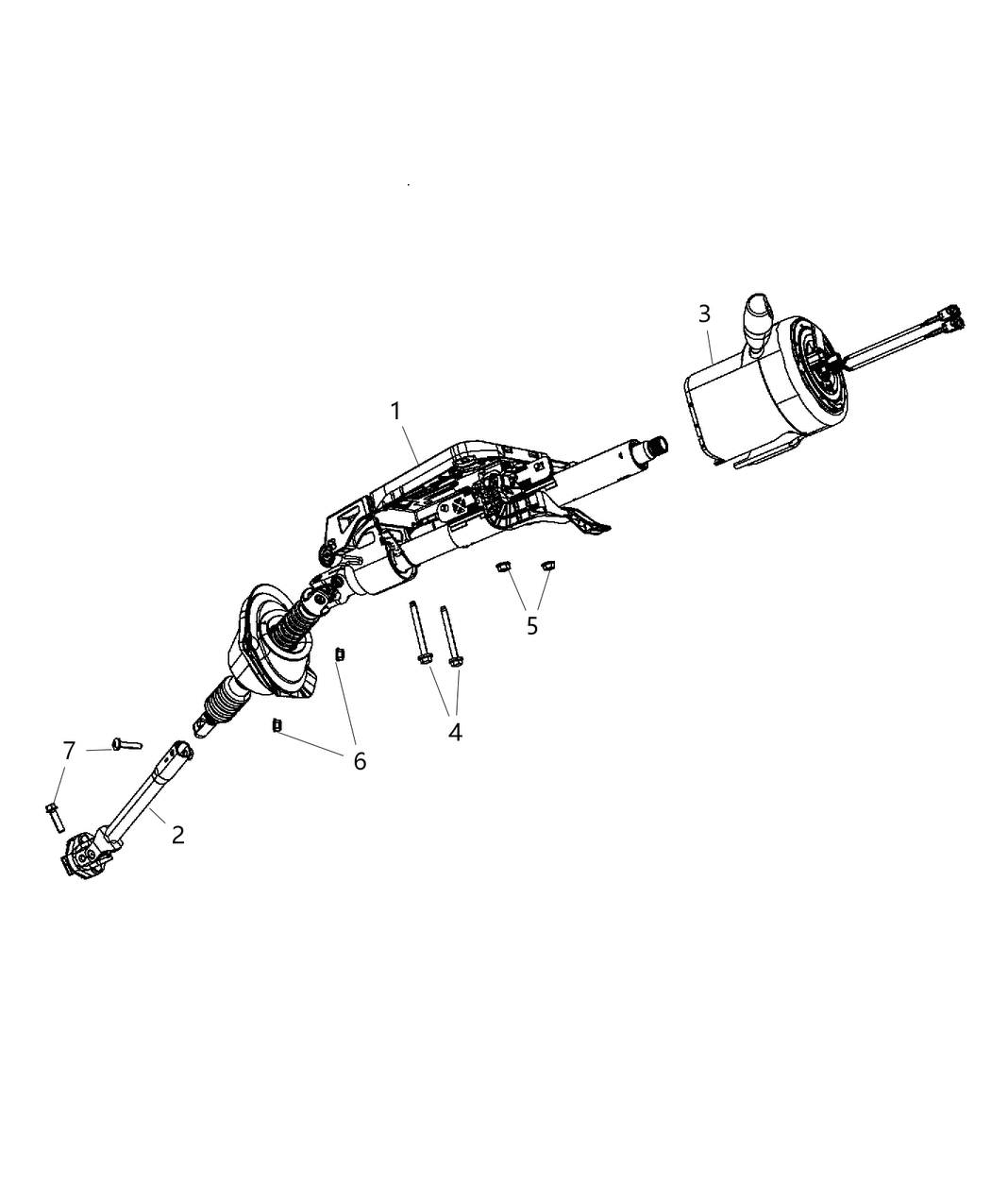 Mopar 68259475AC Column-Steering