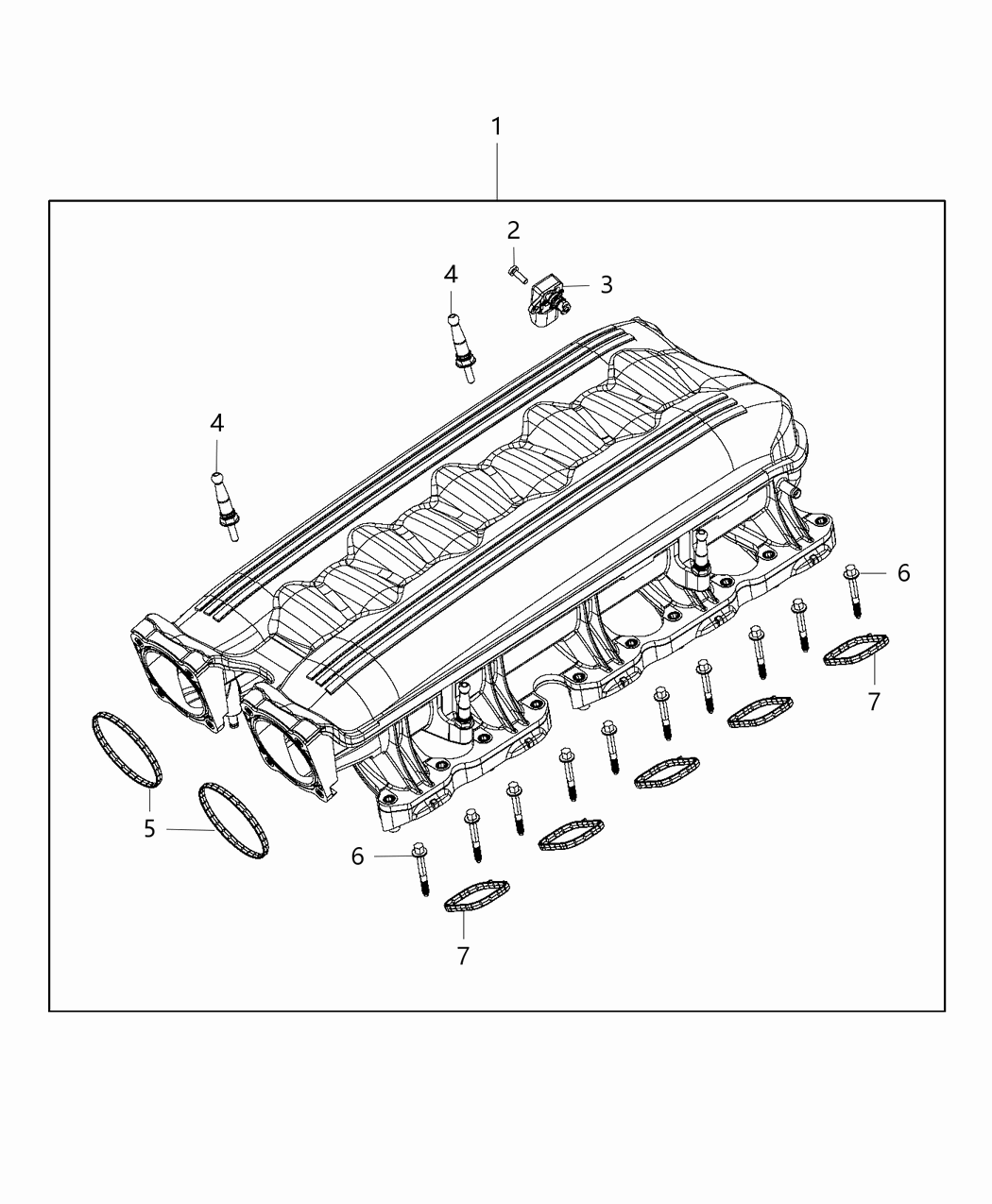 Mopar 5038554AD Plenum-Intake Manifold