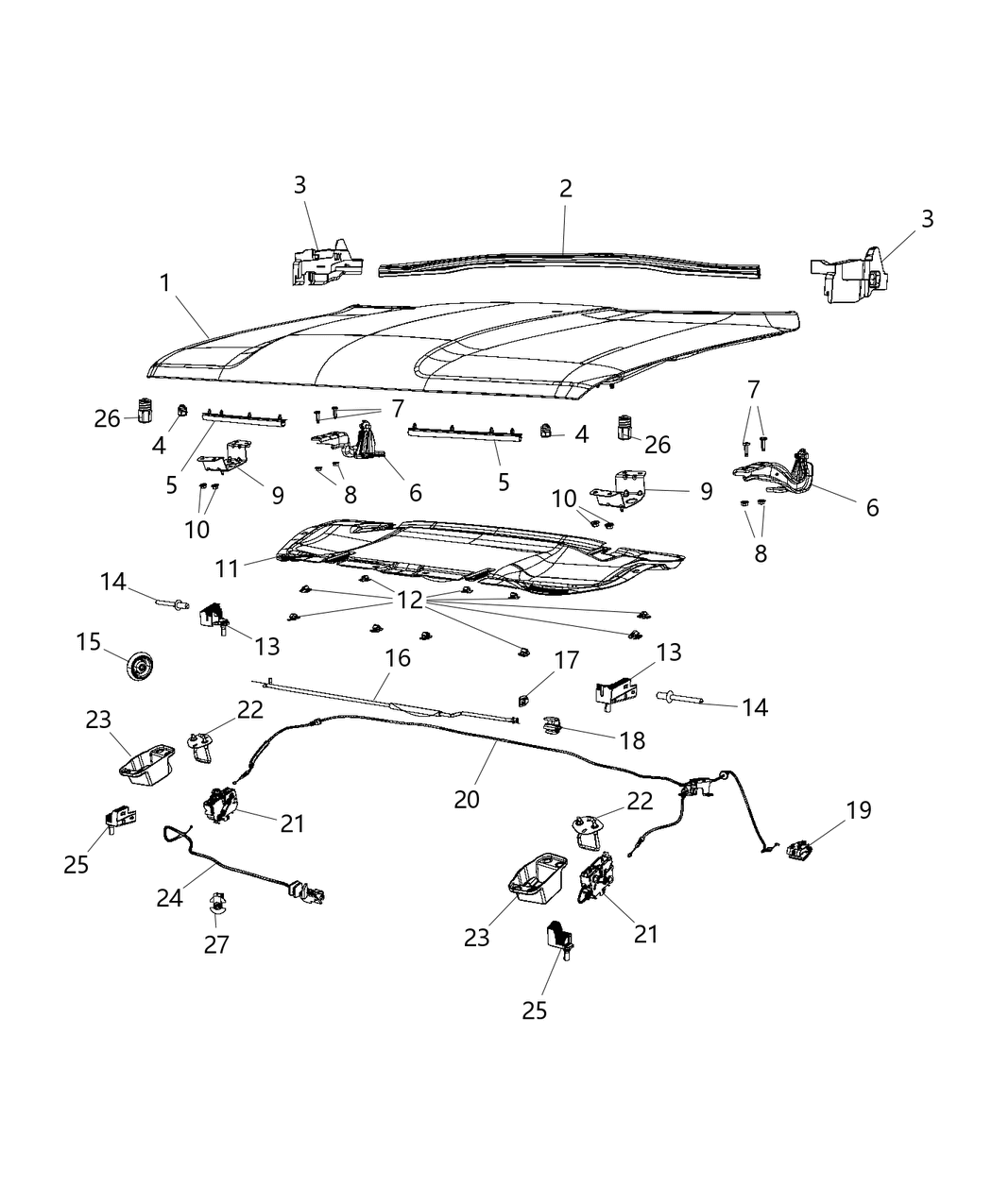 Mopar 68256512AA ABSORBER-Blocker