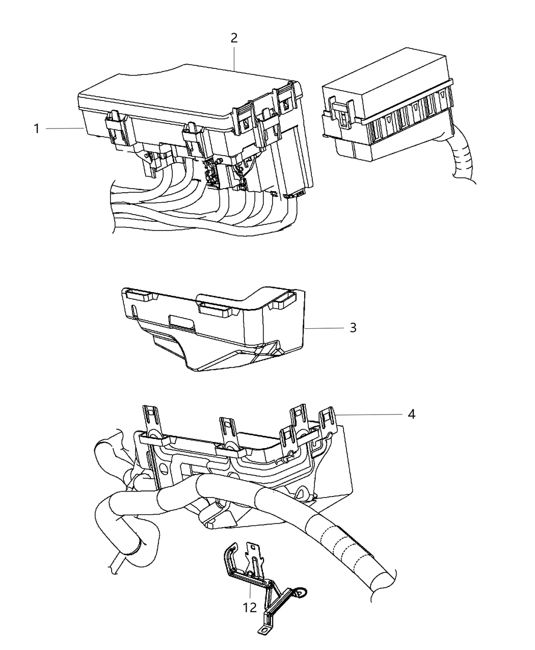 Mopar 4692346AD Block-Totally Integrated Power