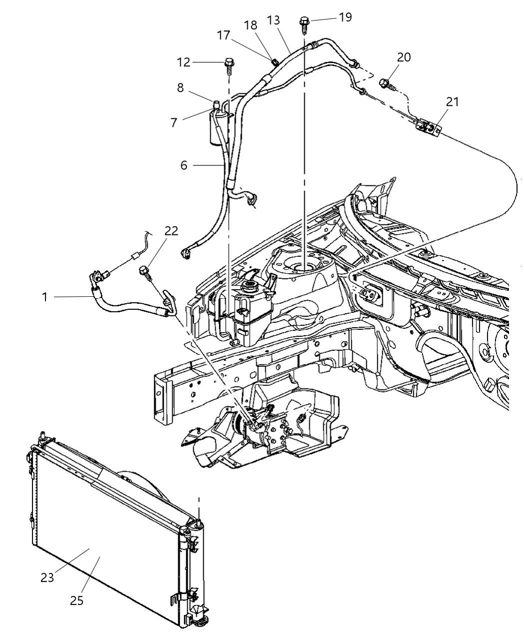 Mopar 4596272AC Line-A/C Suction