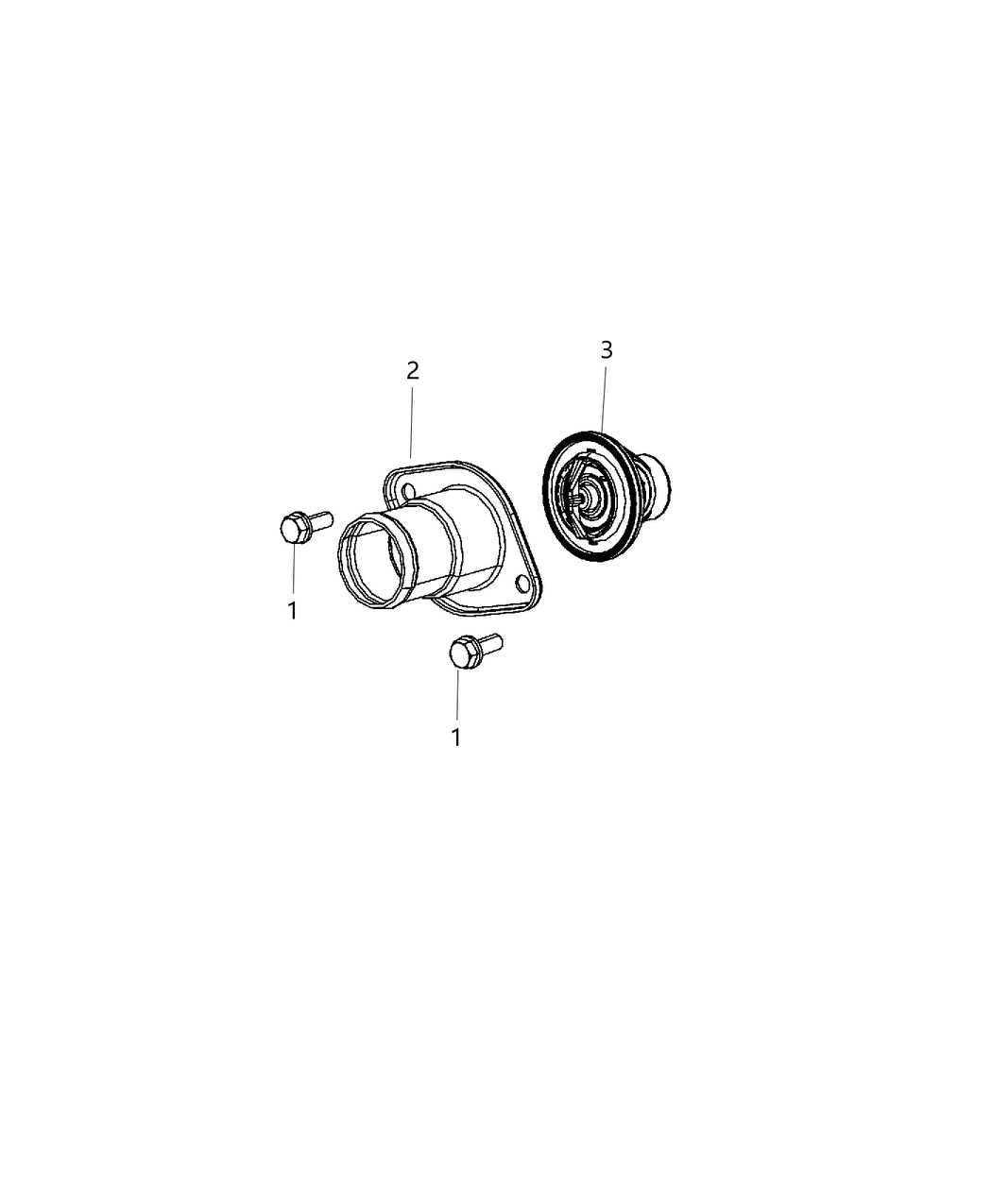 Mopar 53010923AA Housing-THERMOSTAT