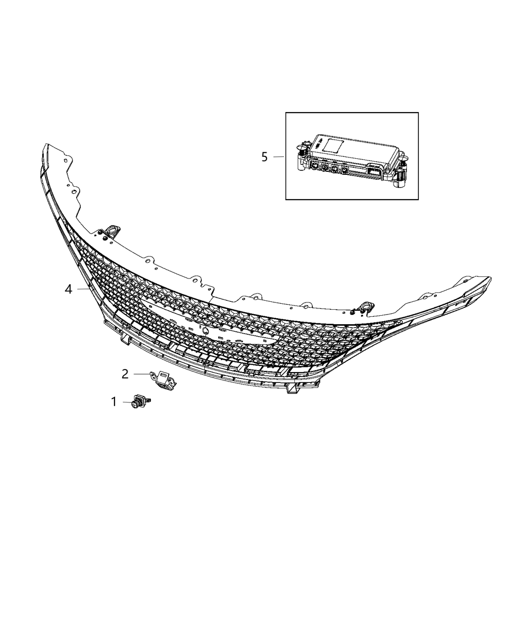 Mopar 68375113AB Camera