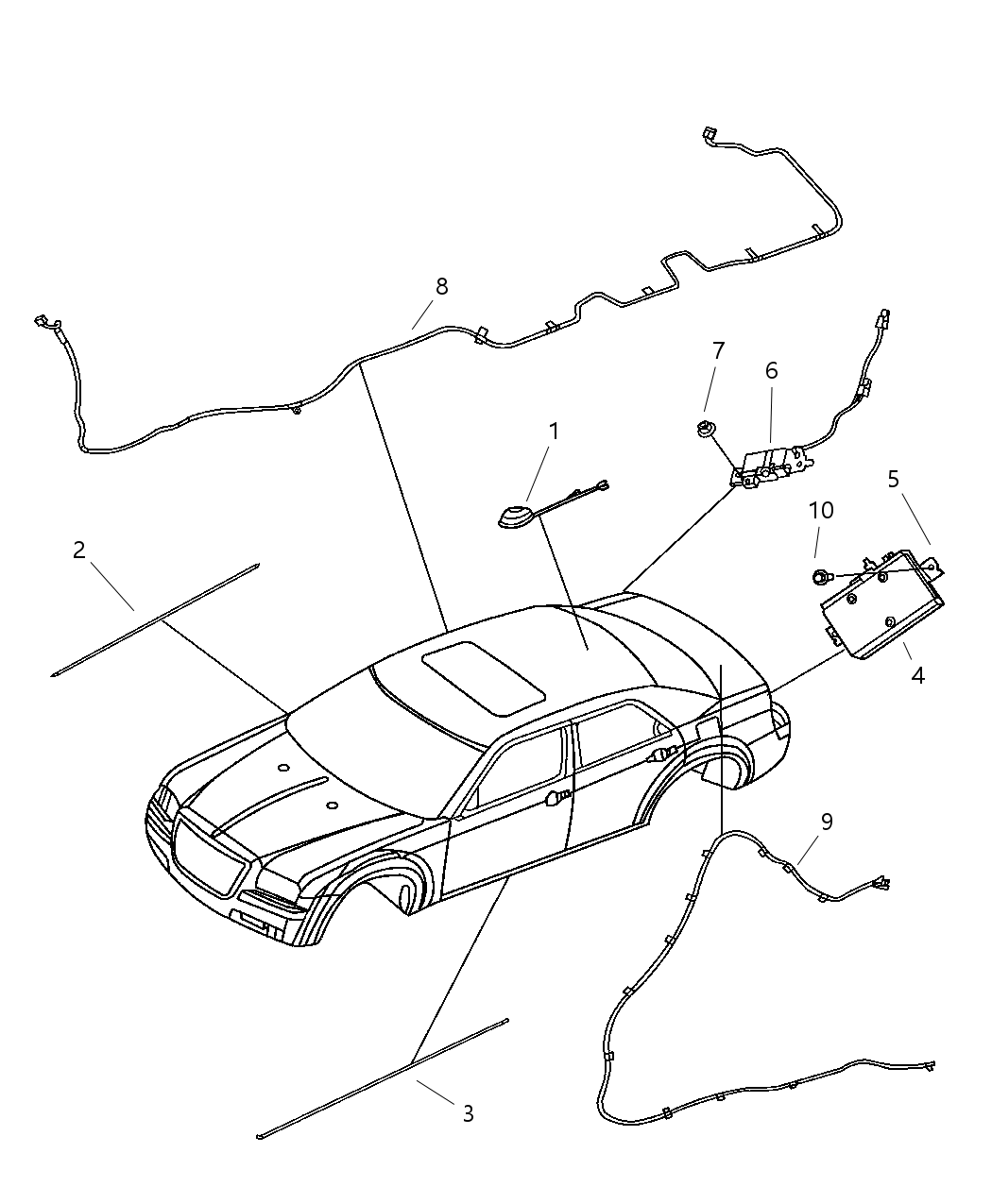 Mopar 5081032AF Module-Radio Antenna