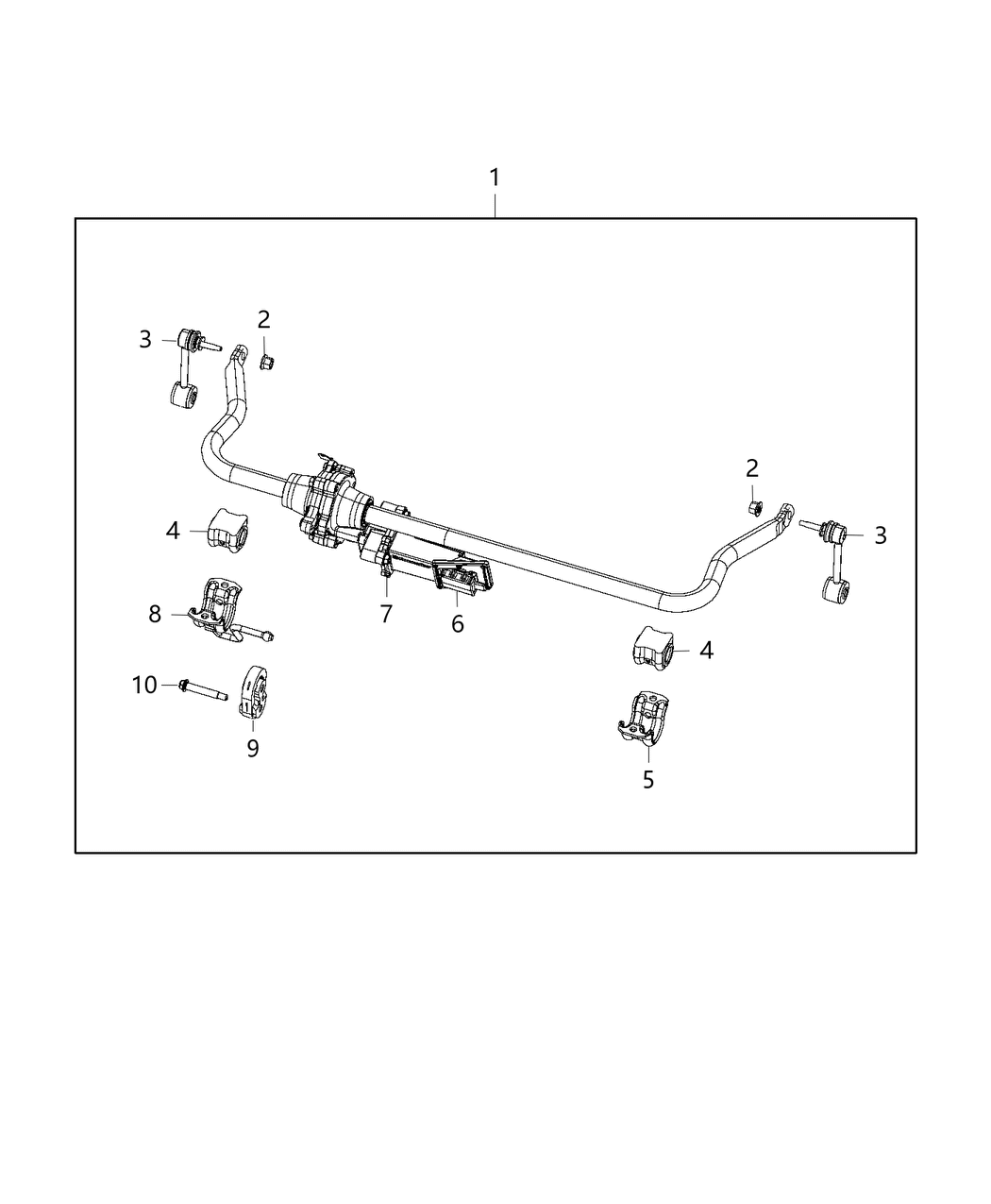 Mopar 52060300AI Bar-Front