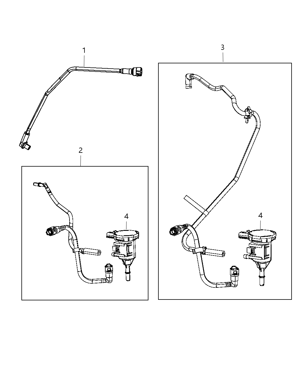 Mopar 5147049AC Hose-Proportional PURGE SOLENOID