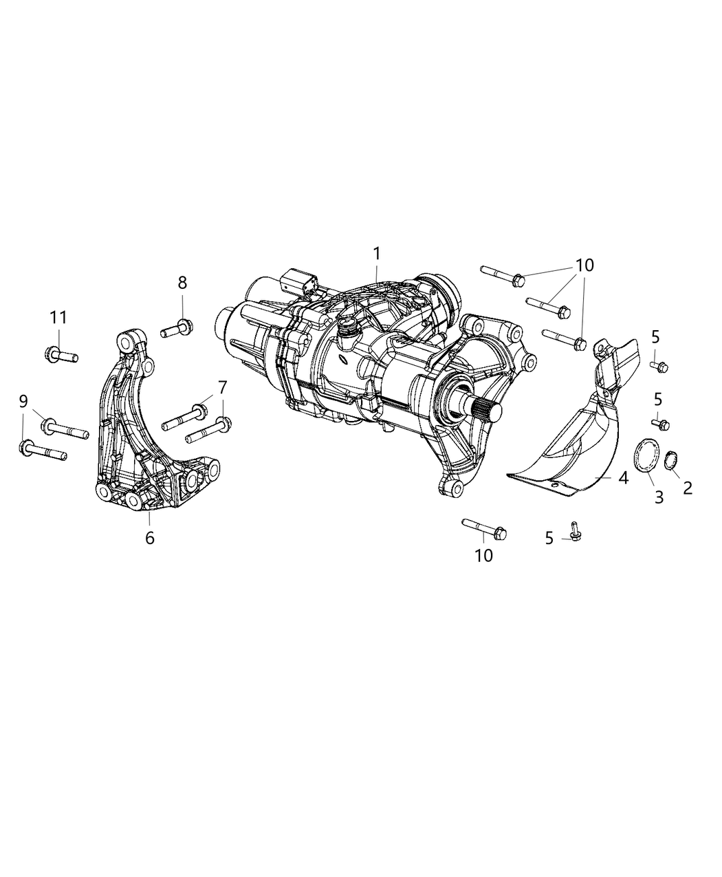 Mopar 68298624AA Bracket-Power Transfer Unit