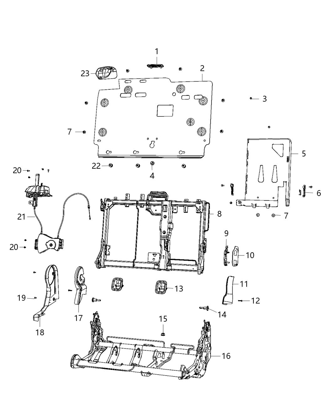 Mopar 68465586AB Screw-Seat