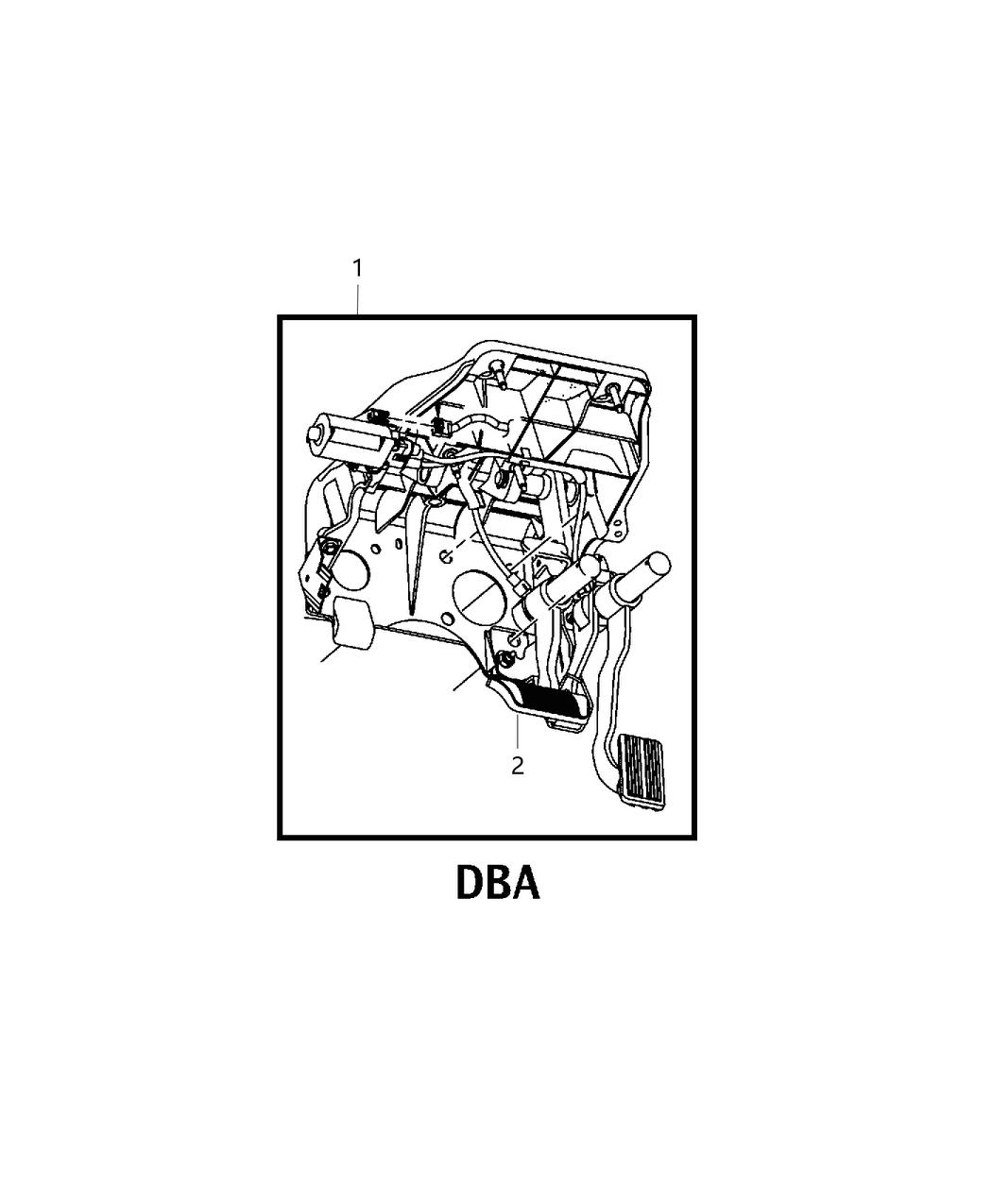 Mopar 4581691AG Pedal-Adjustable