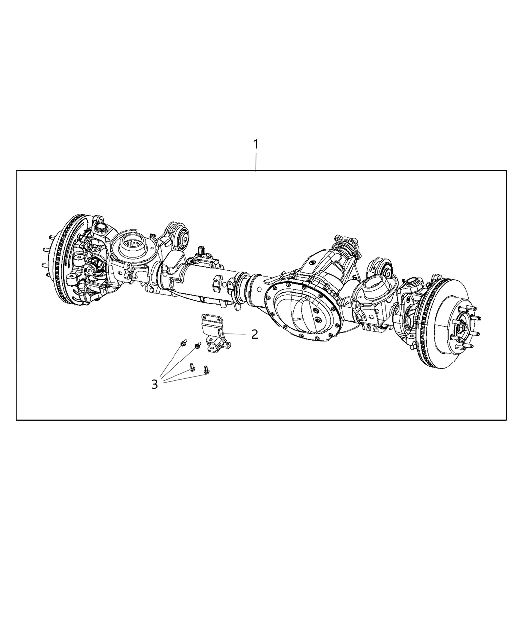 Mopar 5146753AM Axle-Front Complete