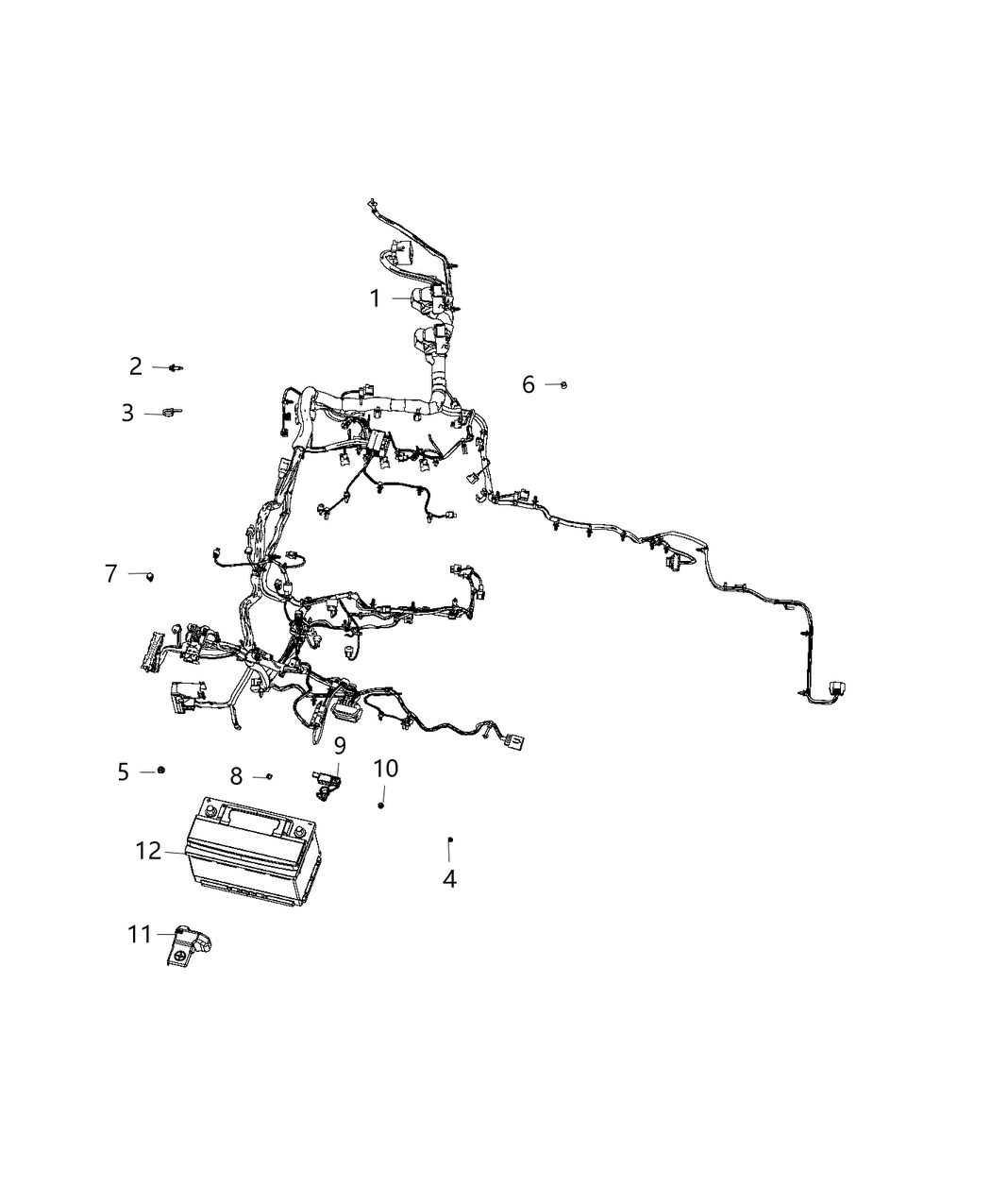 Mopar 68371279AB Wiring-Transmission