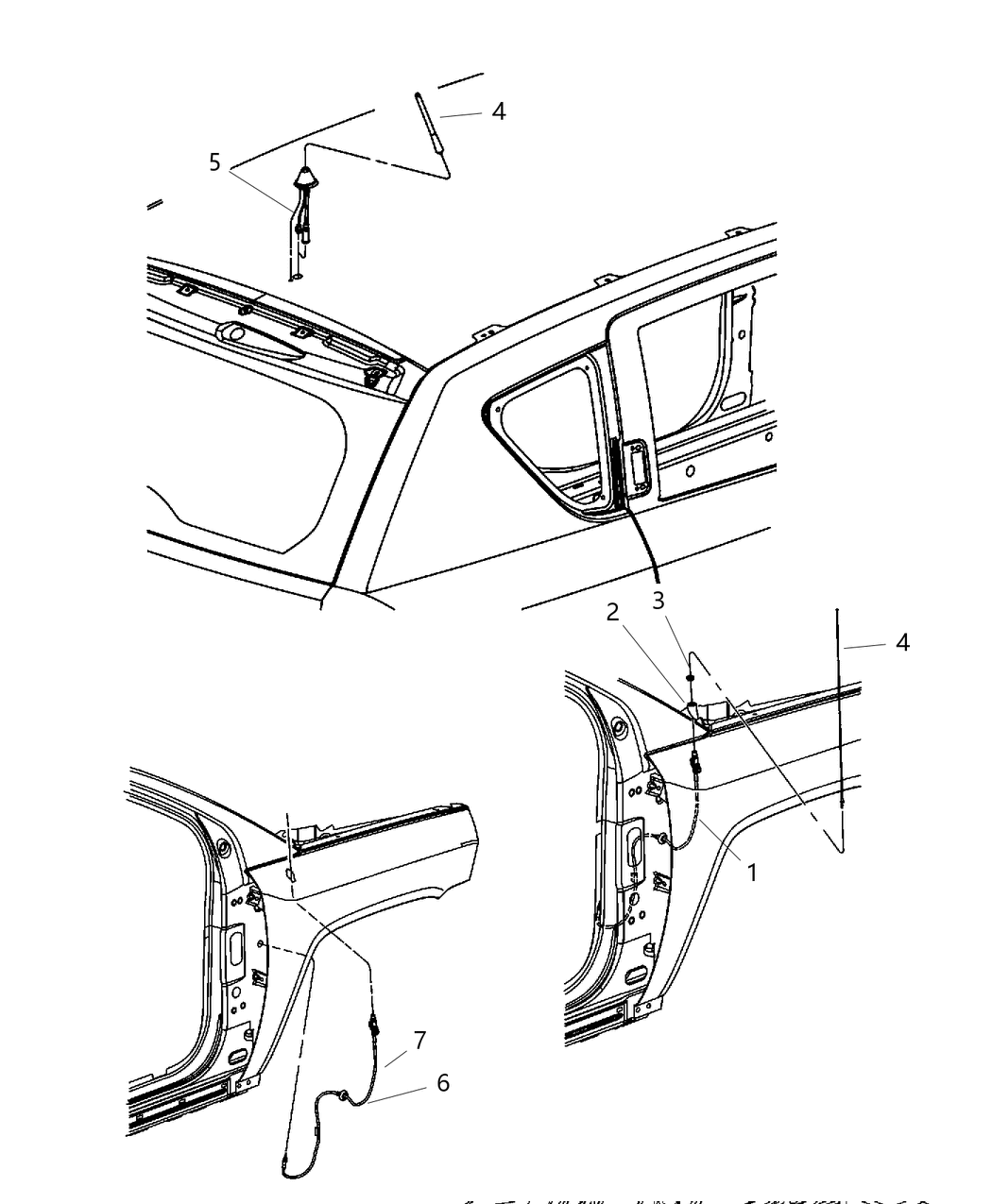 Mopar 4672390AA Adapter-Antenna