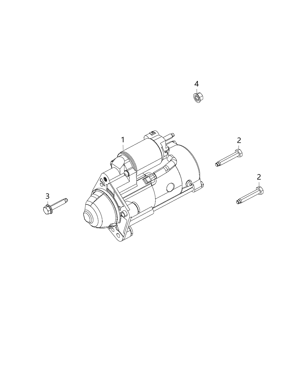 Mopar 56029737AA Engine Starter