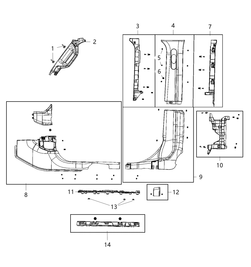 Mopar 68492444AA Cover-Wiring