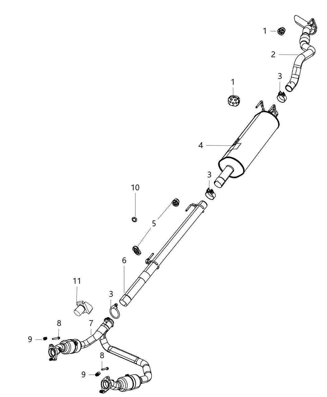 Mopar 68143638AC Converter-Exhaust