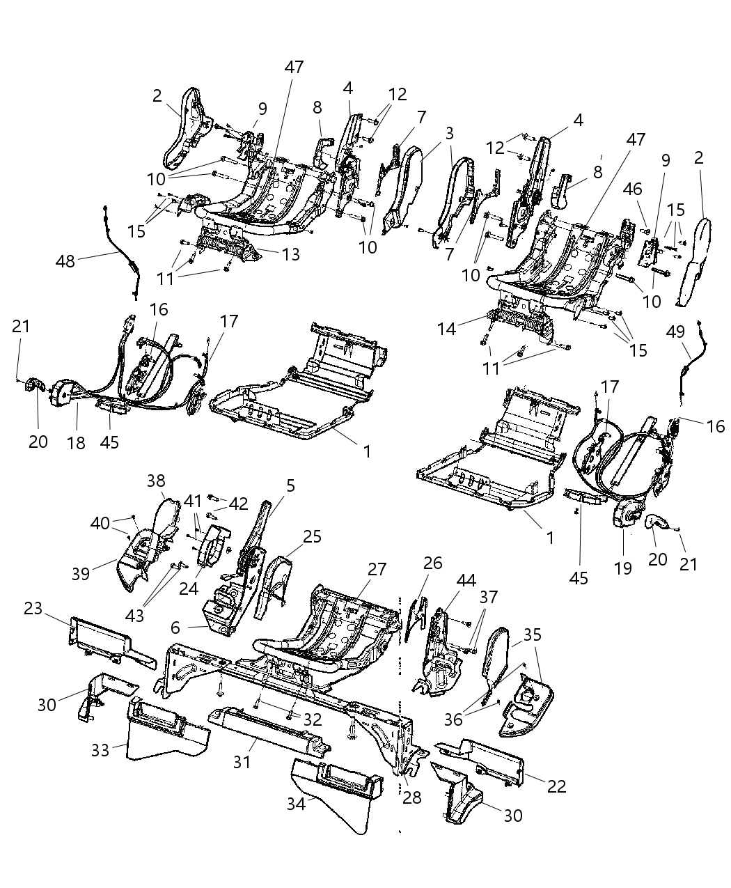 Mopar 1DT711UYAA Handle-Seat Release