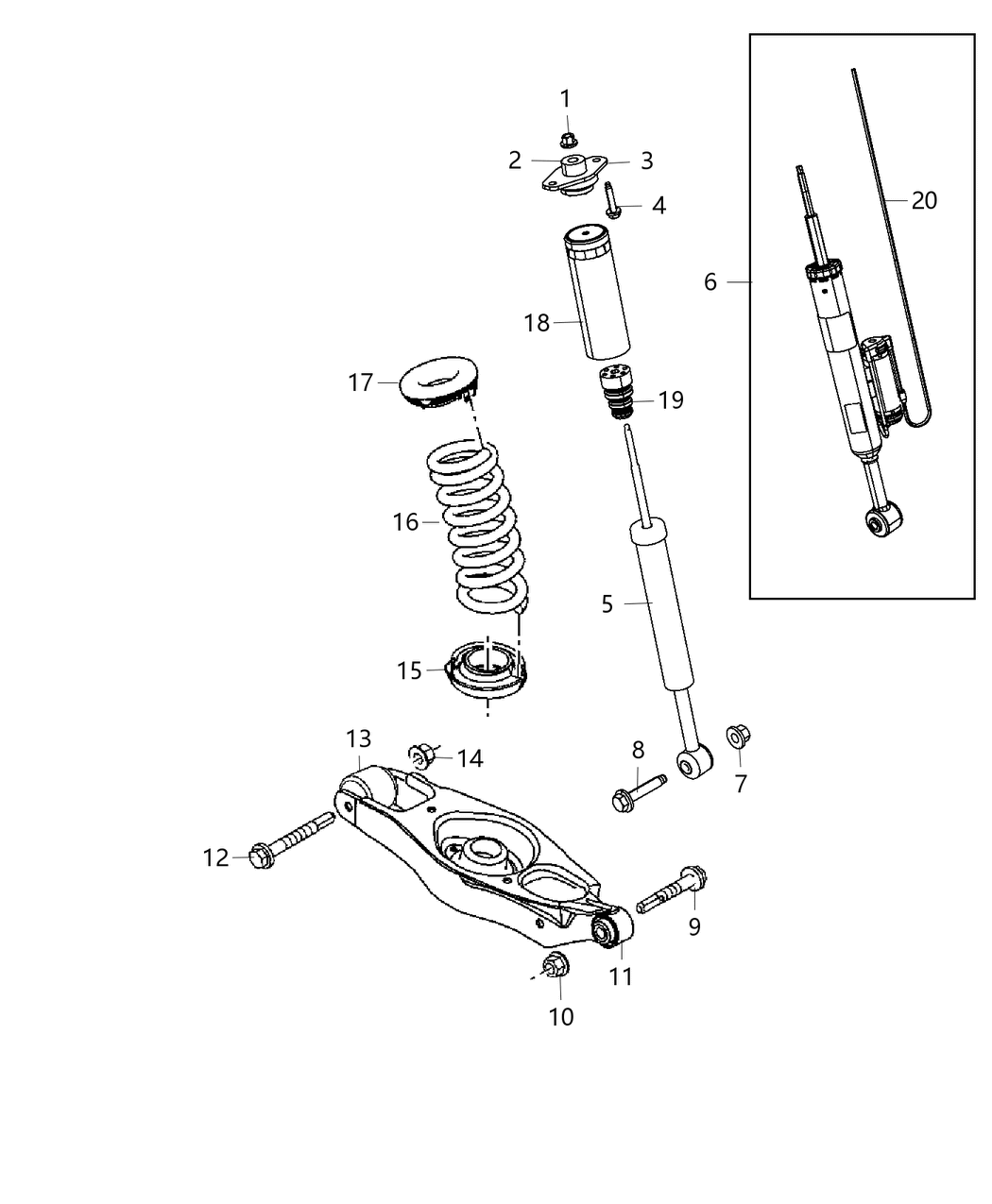 Mopar 68235726AE Shock-Suspension