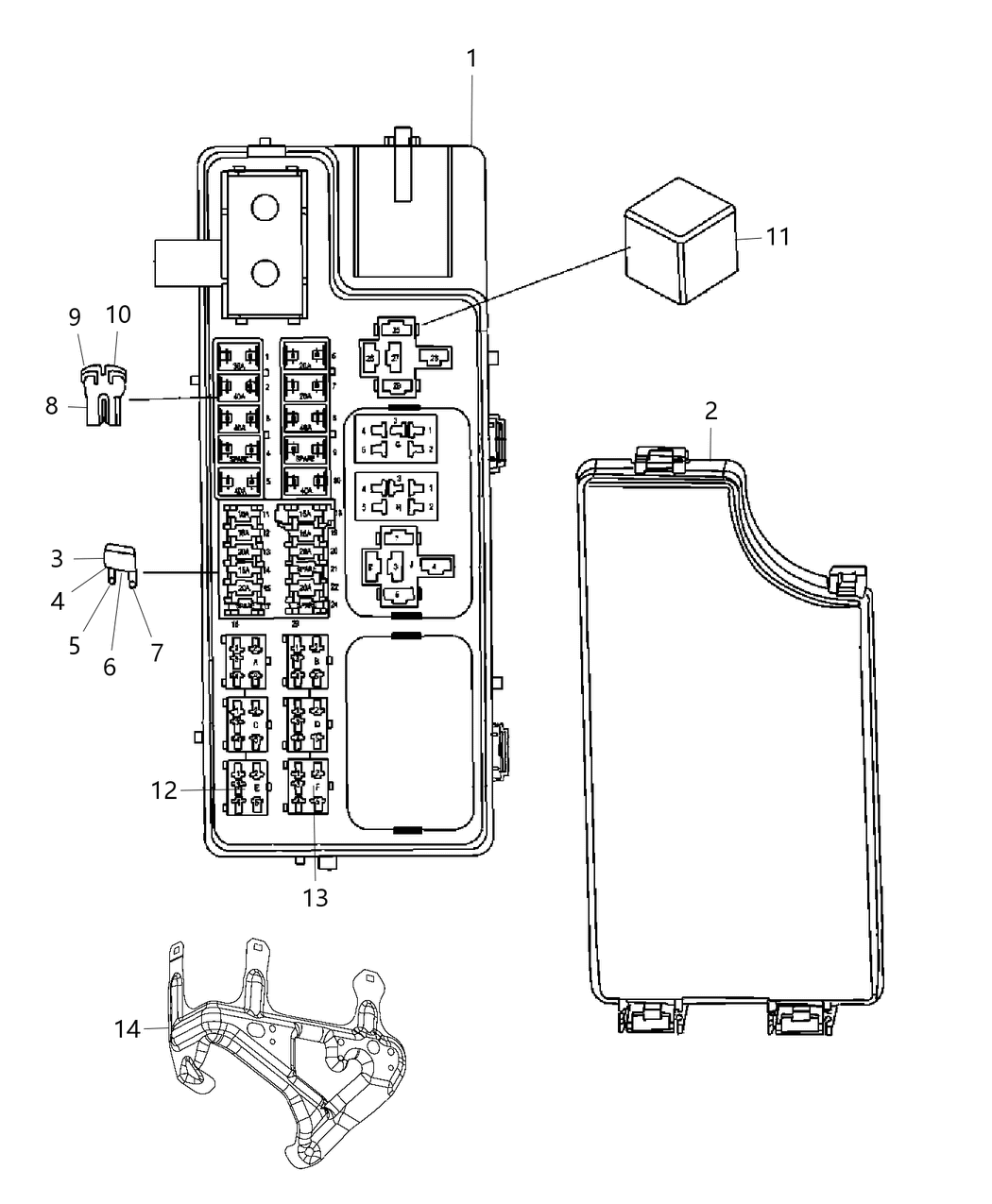 Mopar RL692342AF Block-Totally Integrated Power