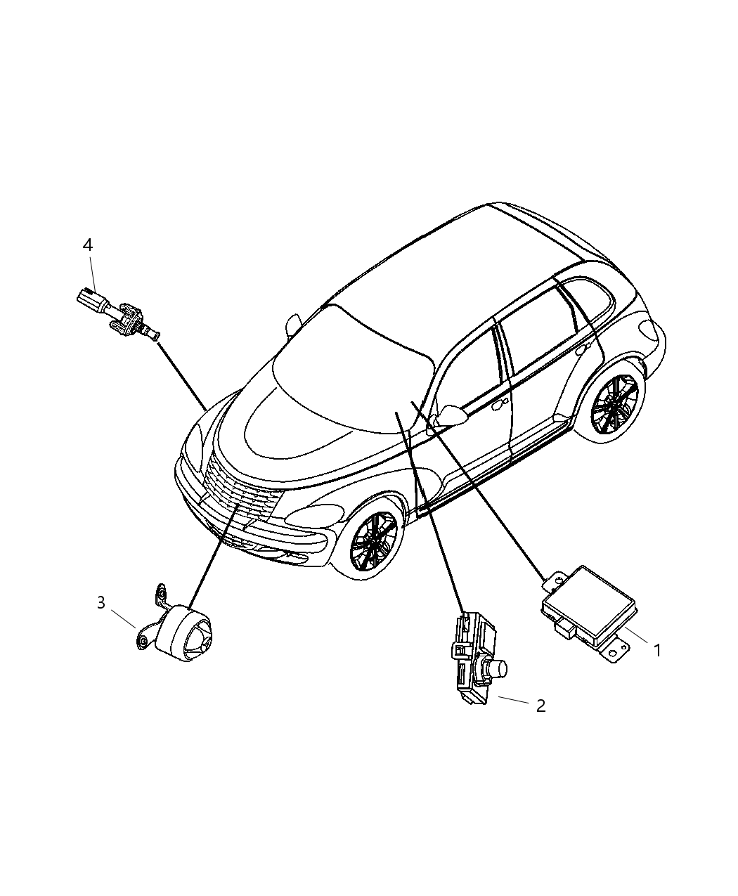 Mopar 5026120AA Sensor-Alarm