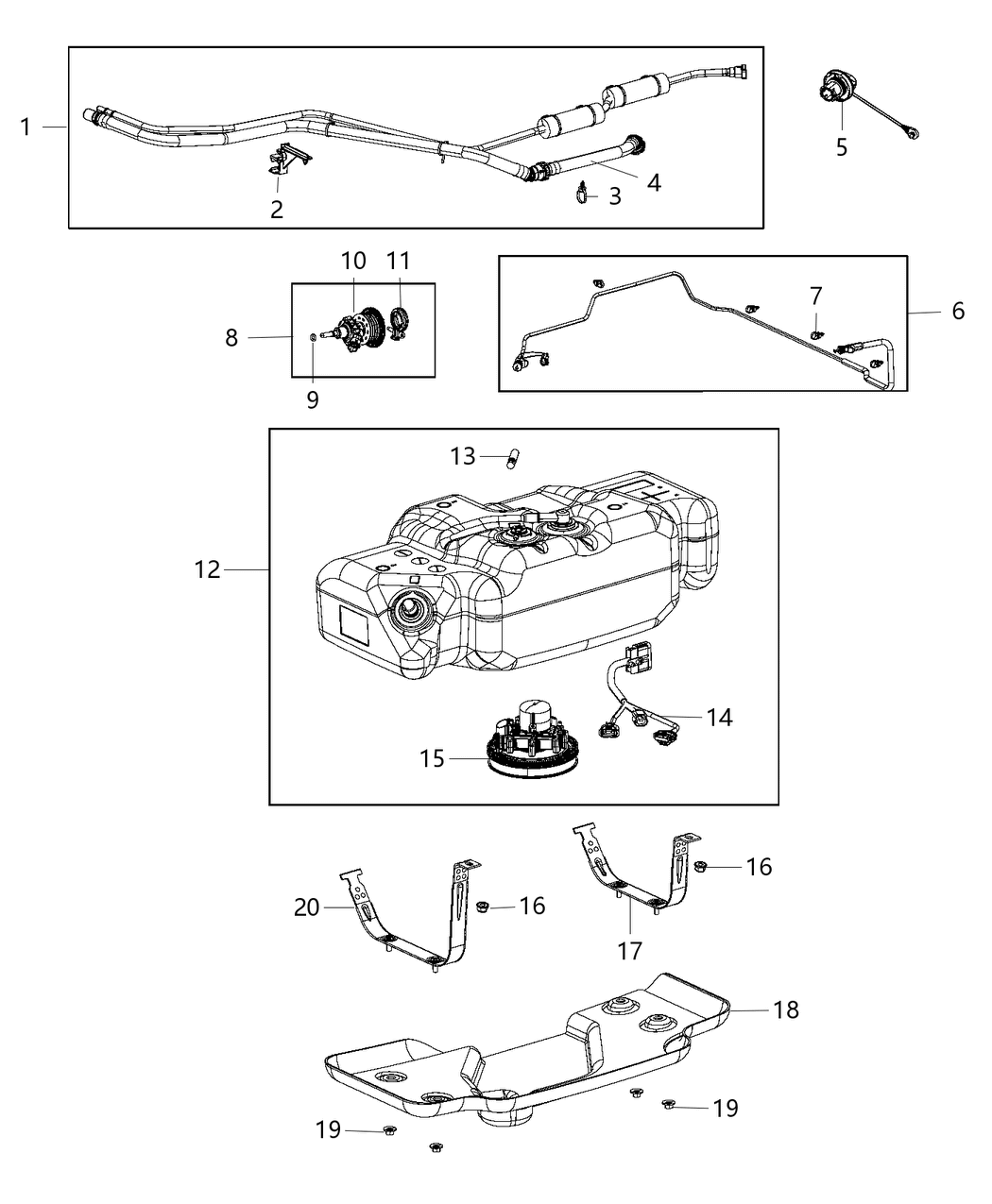 Mopar 68161432AI Tank-Diesel Exhaust Fluid