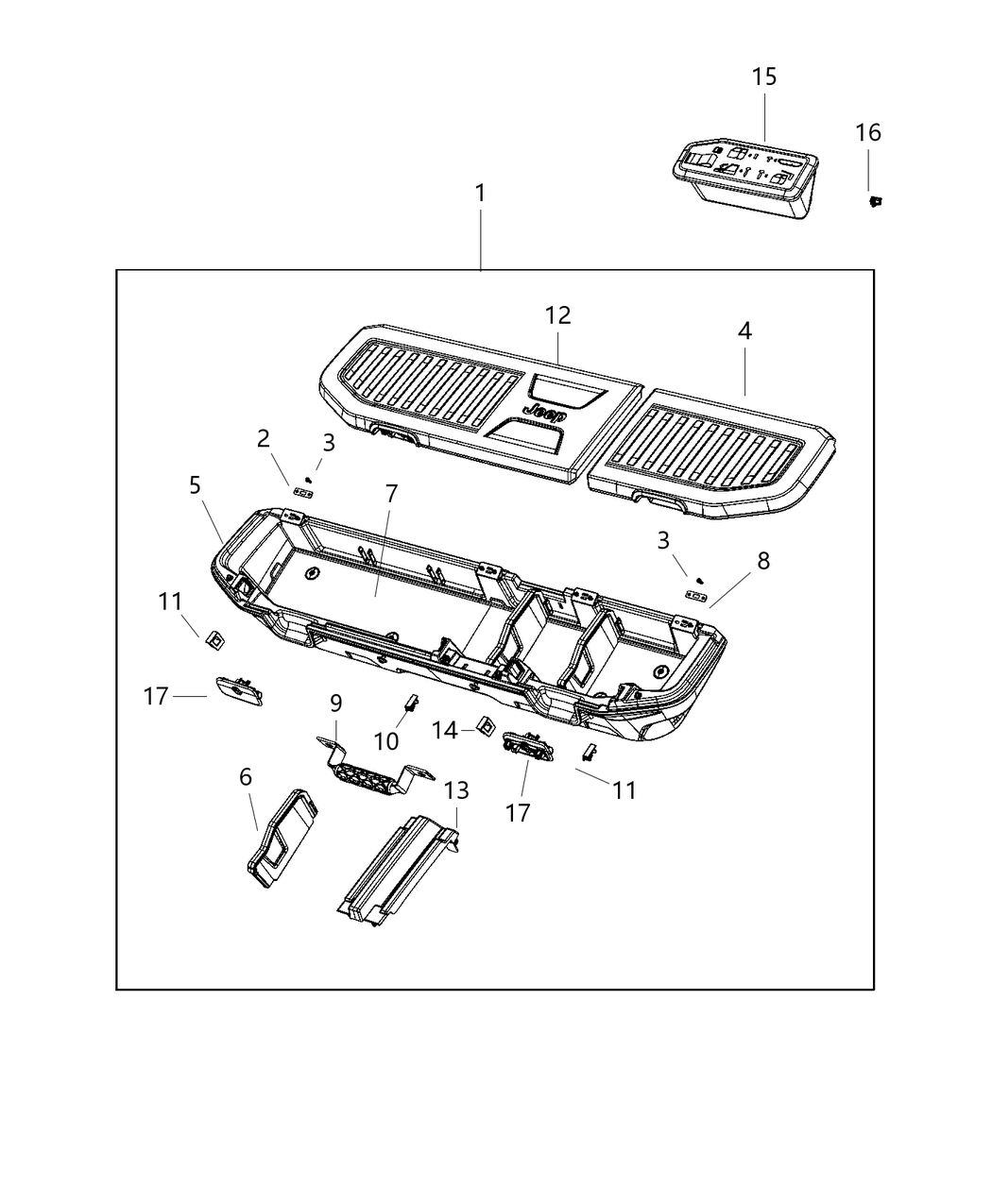 Mopar 6LY04TX7AC Storage