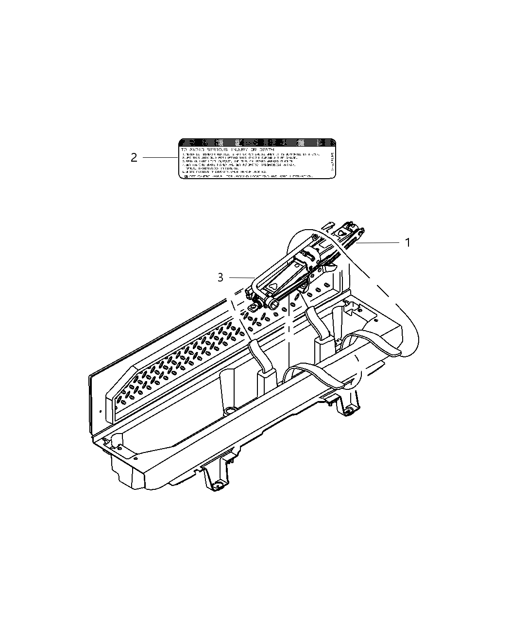 Mopar 55197451AA Jack