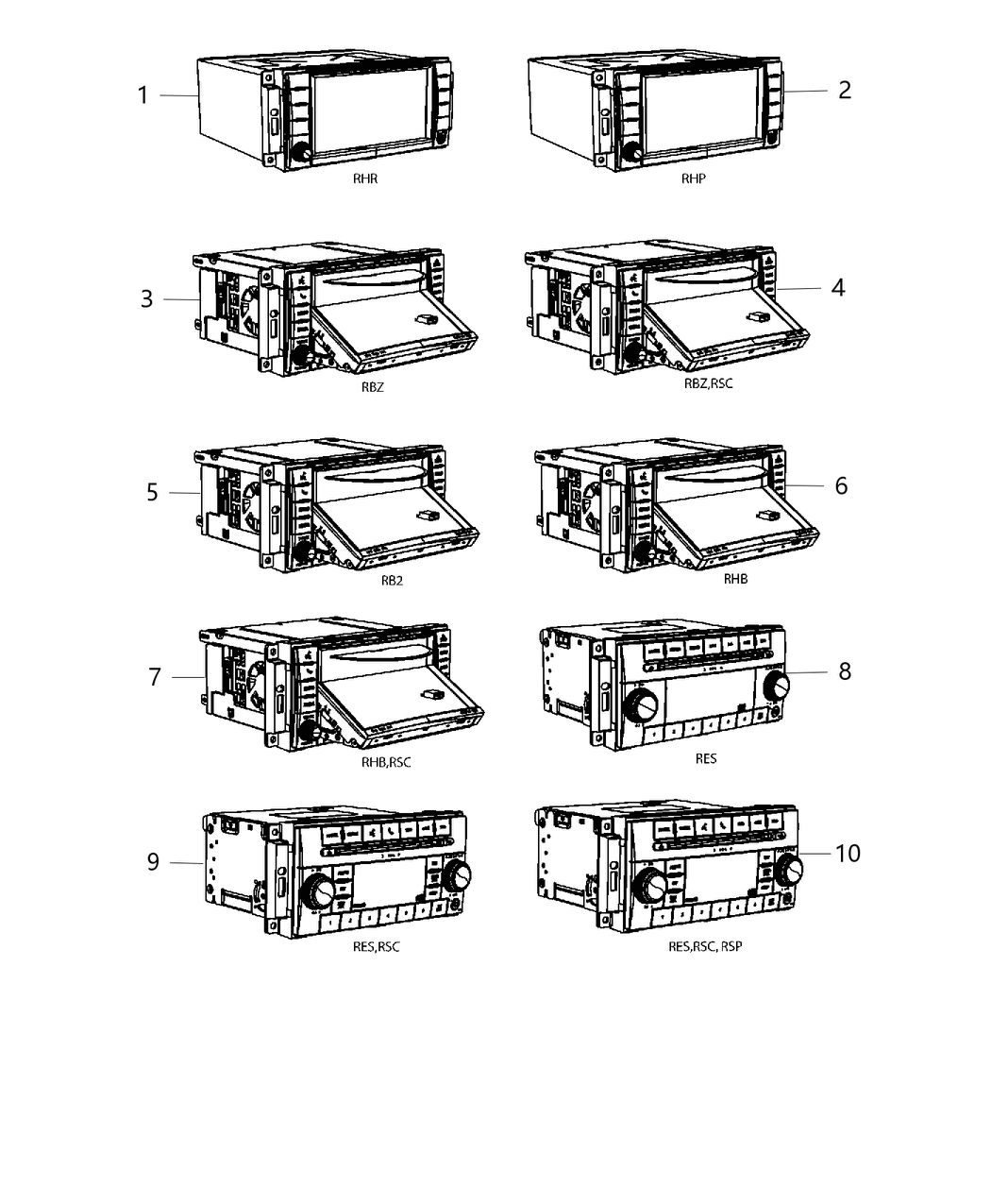 Mopar 5091658AA Radio-Multi Media