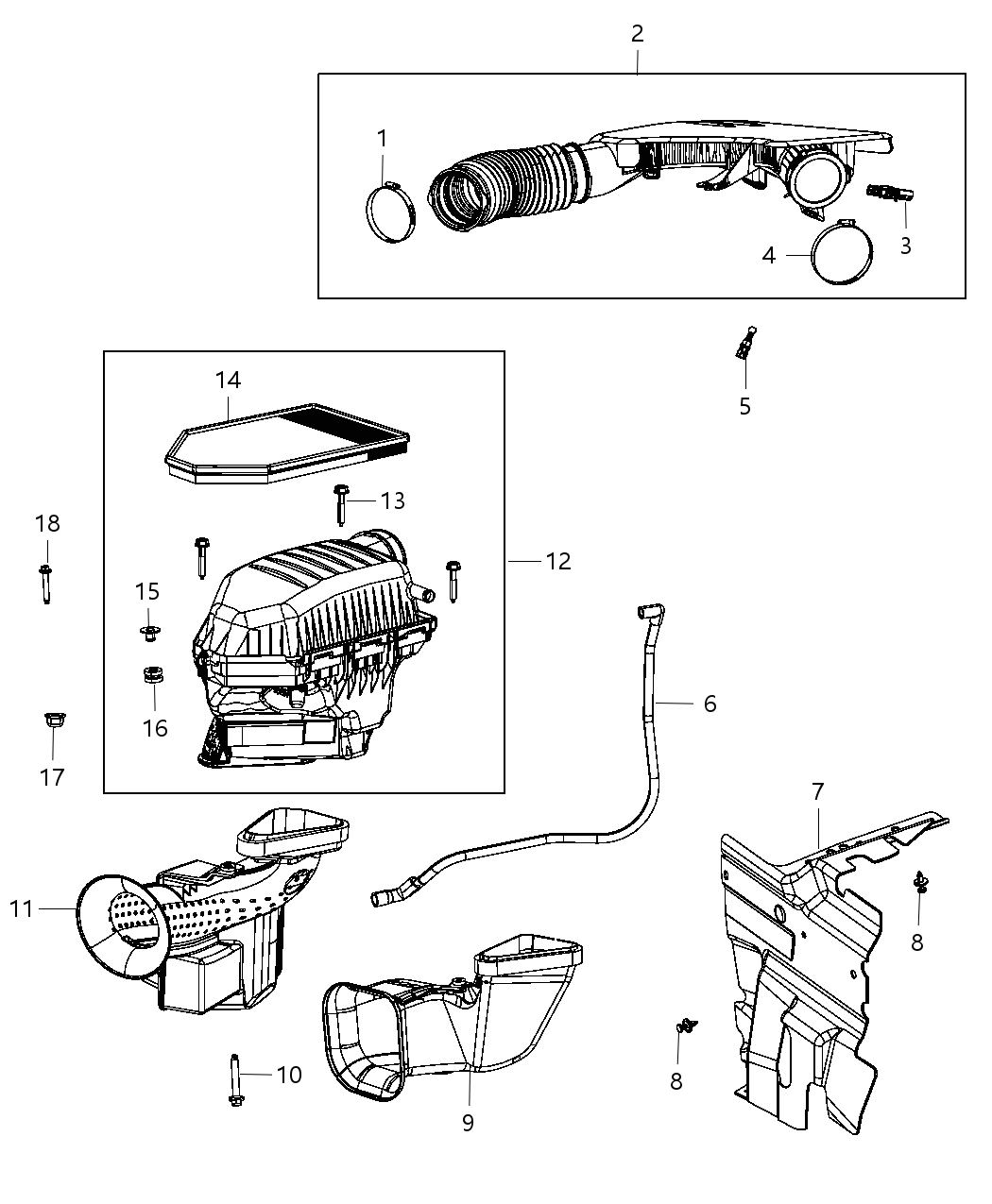 Mopar 52022310AC Air Cleaner