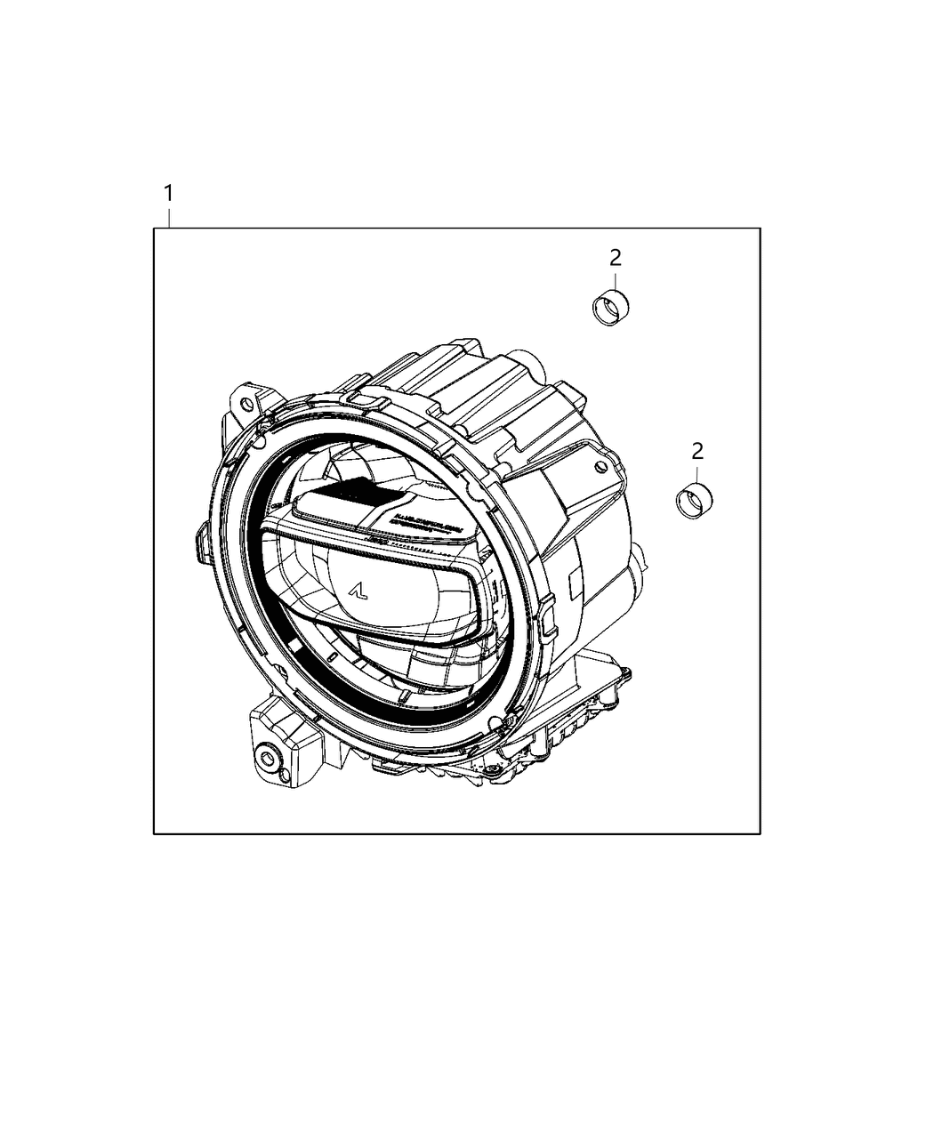 Mopar 55112879AF Headlamp