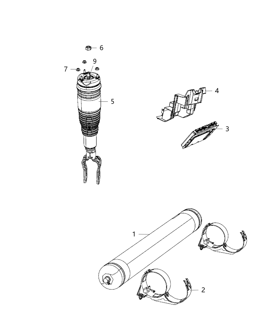 Mopar 68231882AA Spring-Air Suspension