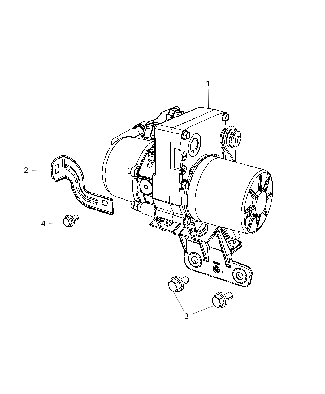 Mopar 5154468AA Bracket-Wiring