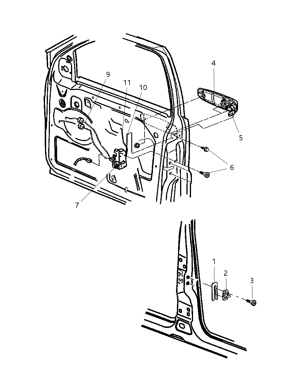 Mopar 5HW79AJCAF Handle-Front Door Exterior