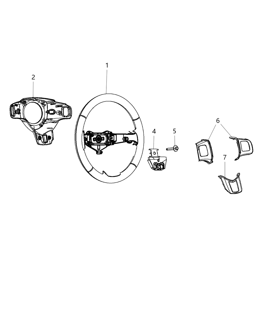 Mopar 68083414AC Damper-Steering Wheel