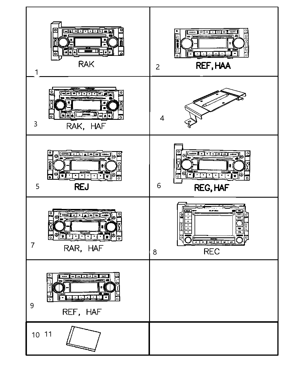 Mopar 5064067AE Radio-AM/FM With Cd And EQUALIZER