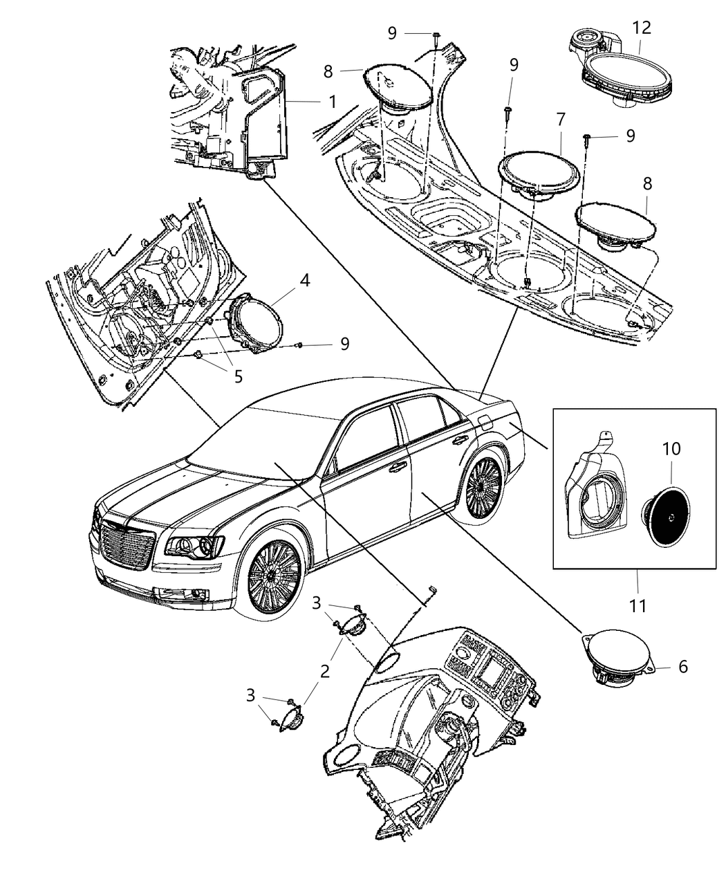 Mopar 68222470AF Amplifier