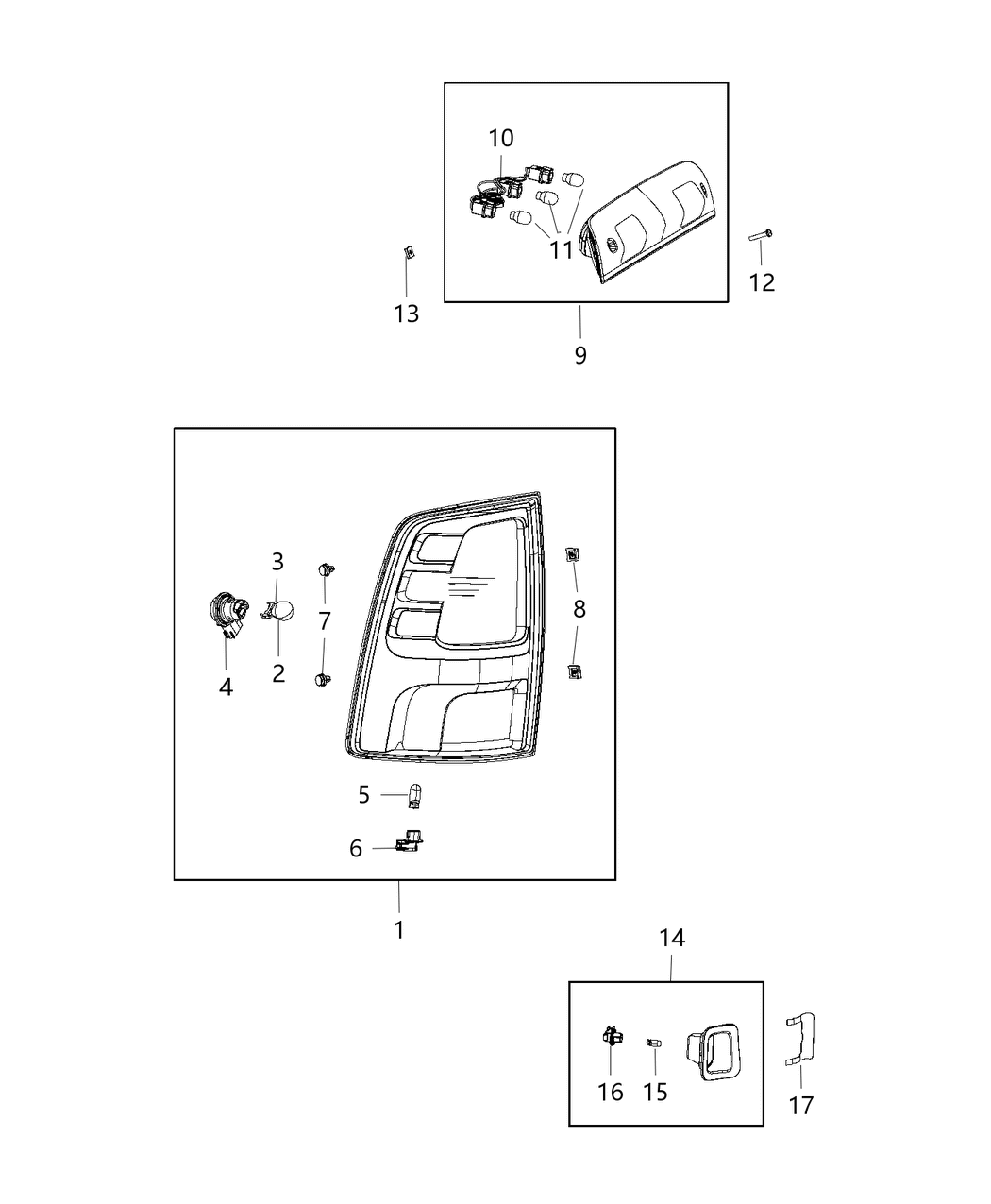 Mopar 68163937AD Lamp-Cargo