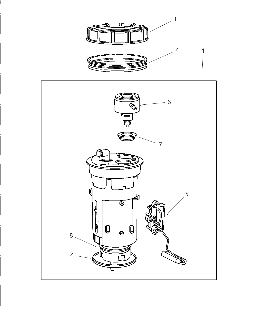 Mopar 5010370AC Electric Fuel Pump