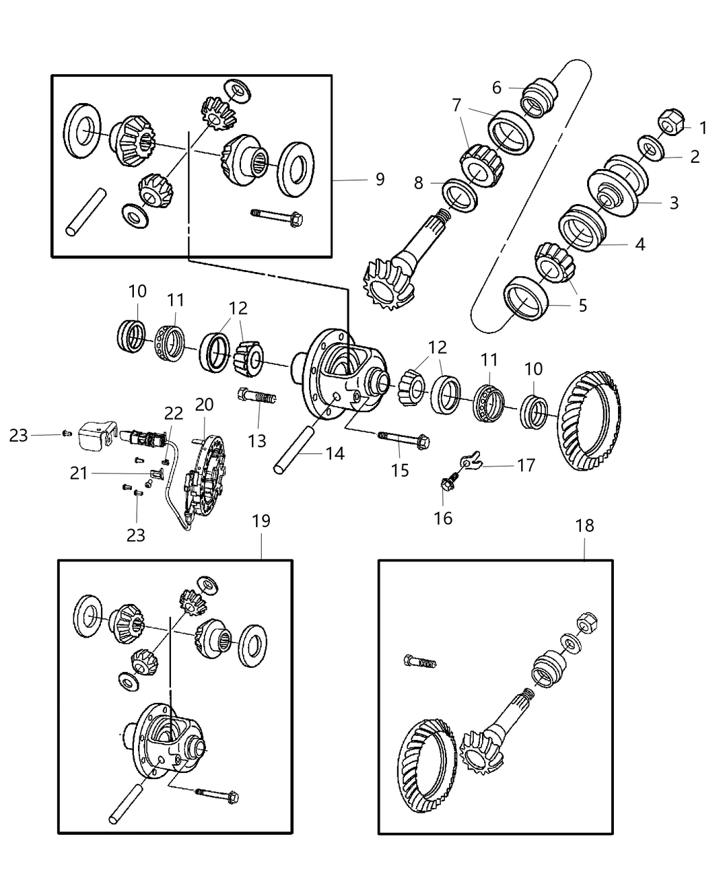 Mopar 68216208AA ADJUSTER-Differential Bearing