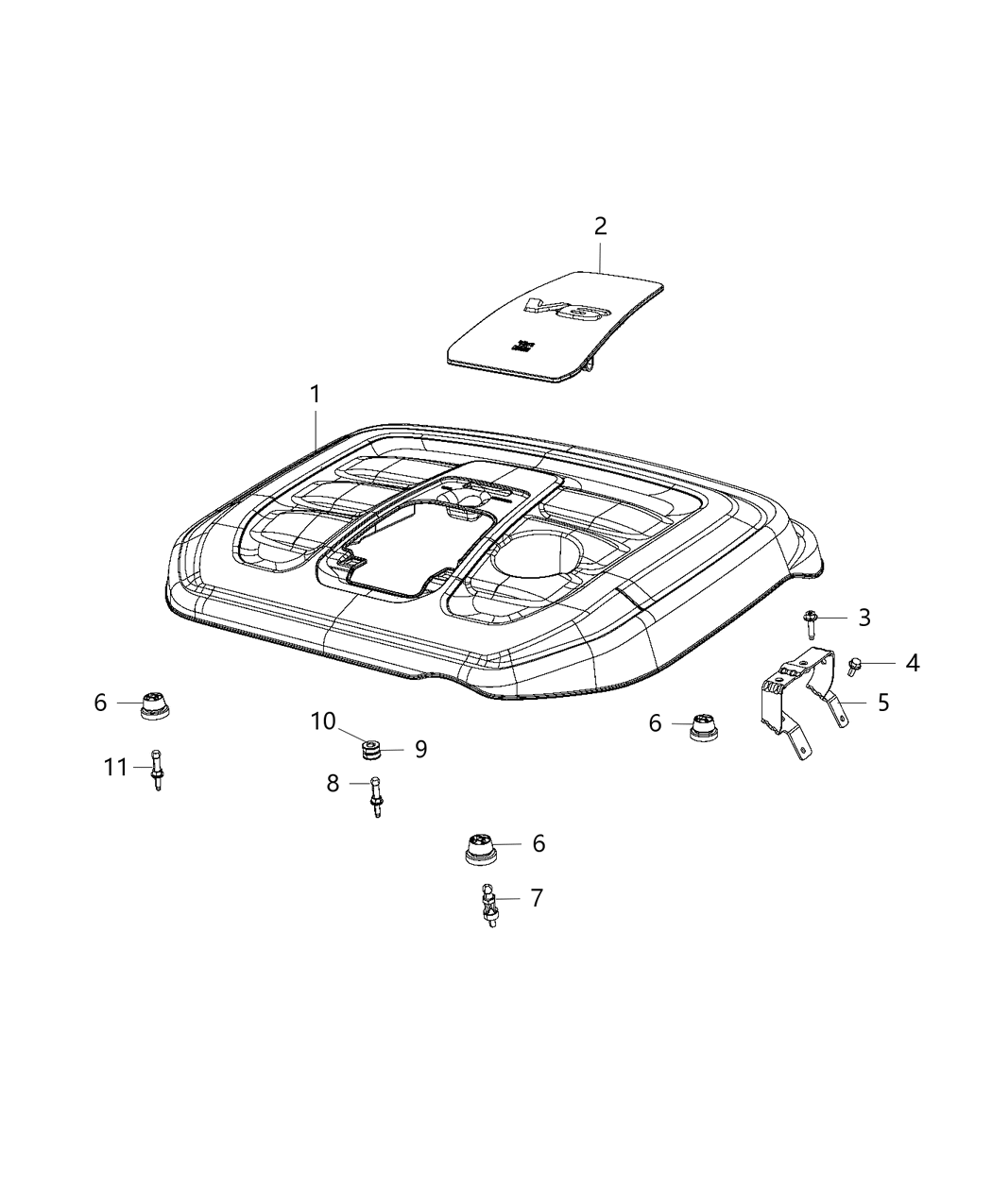 Mopar 5281383AD Cover-Engine