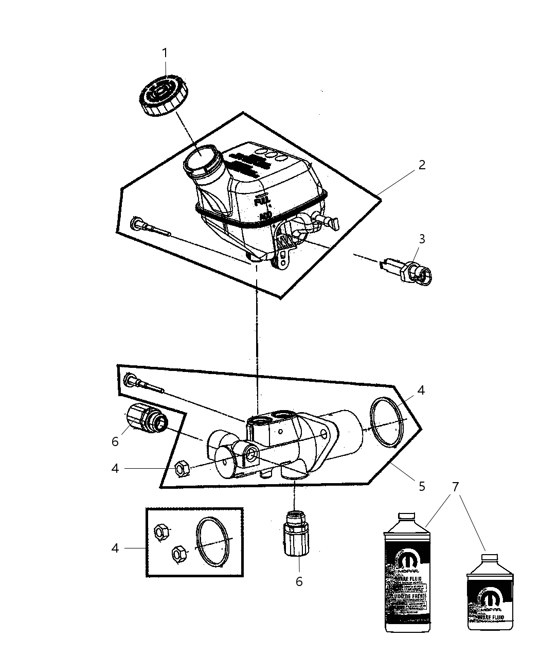 Mopar 5142503AA Brake Master Cylinder