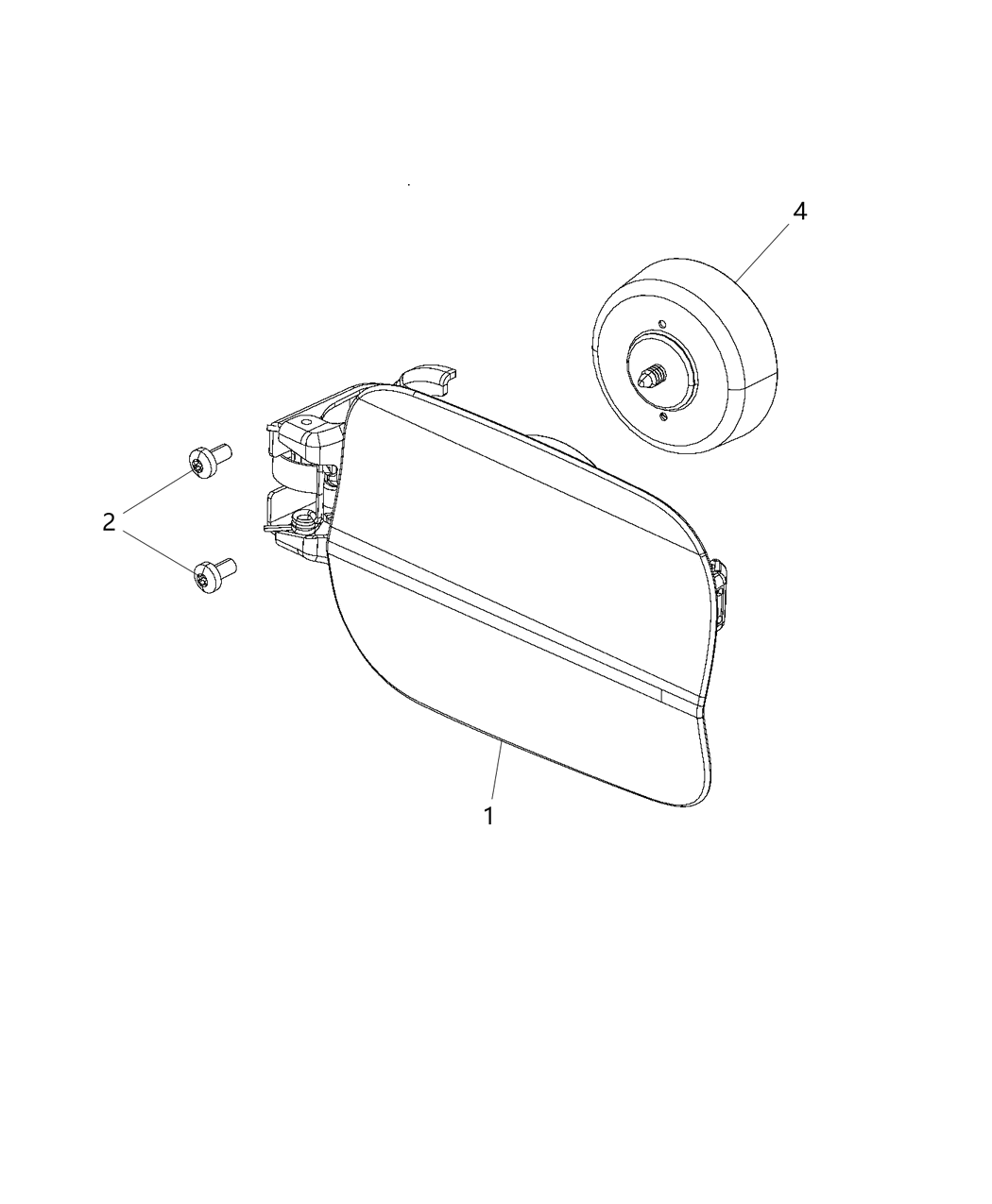 Mopar 68037709AA Housing-Fuel Filler