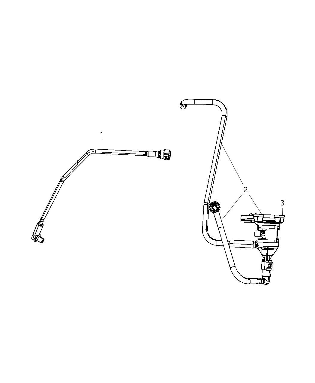 Mopar 5147049AA Hose-Proportional PURGE SOLENOID