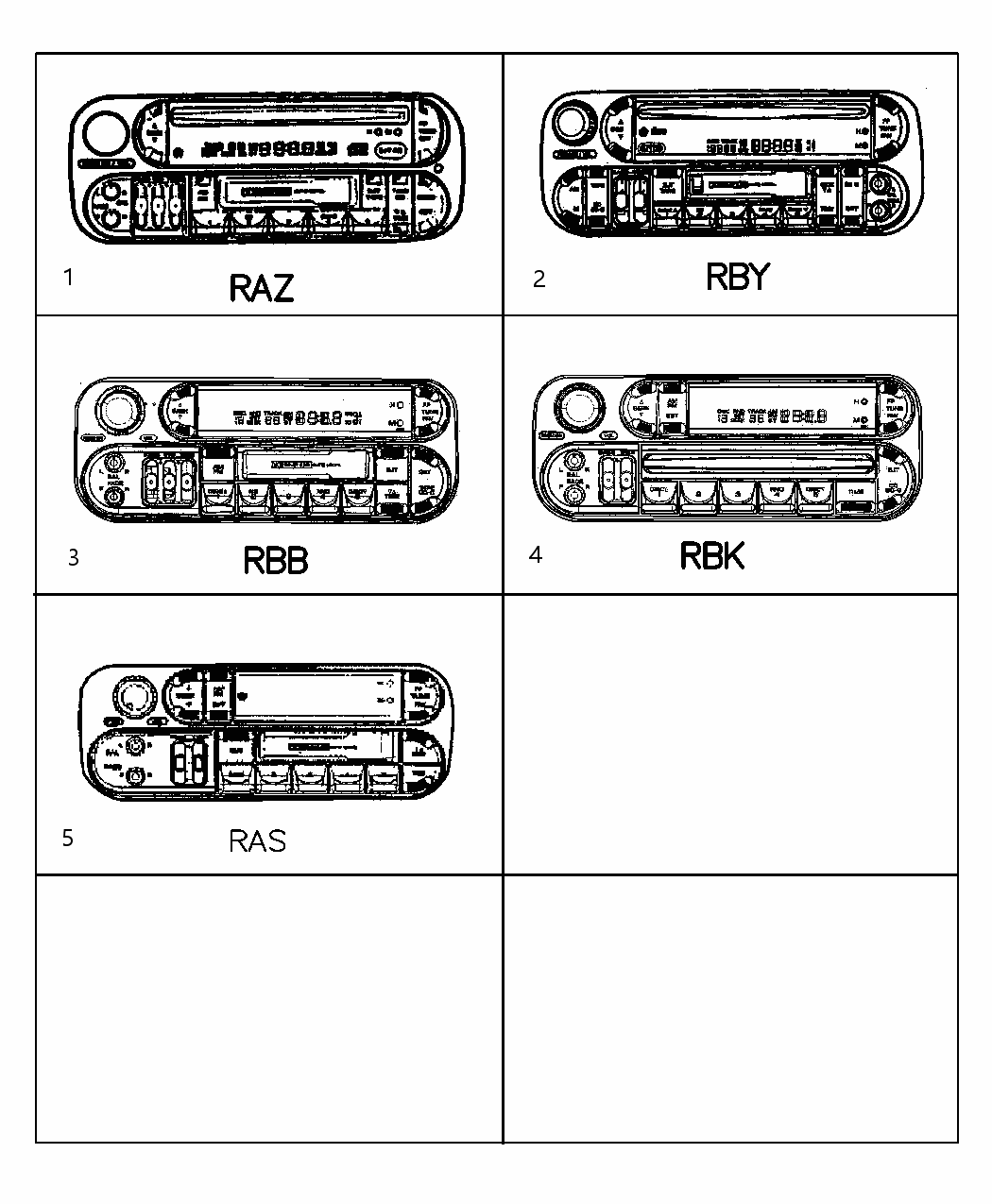 Mopar 56038555AH Radio-AM/FM With Cd And Cassette