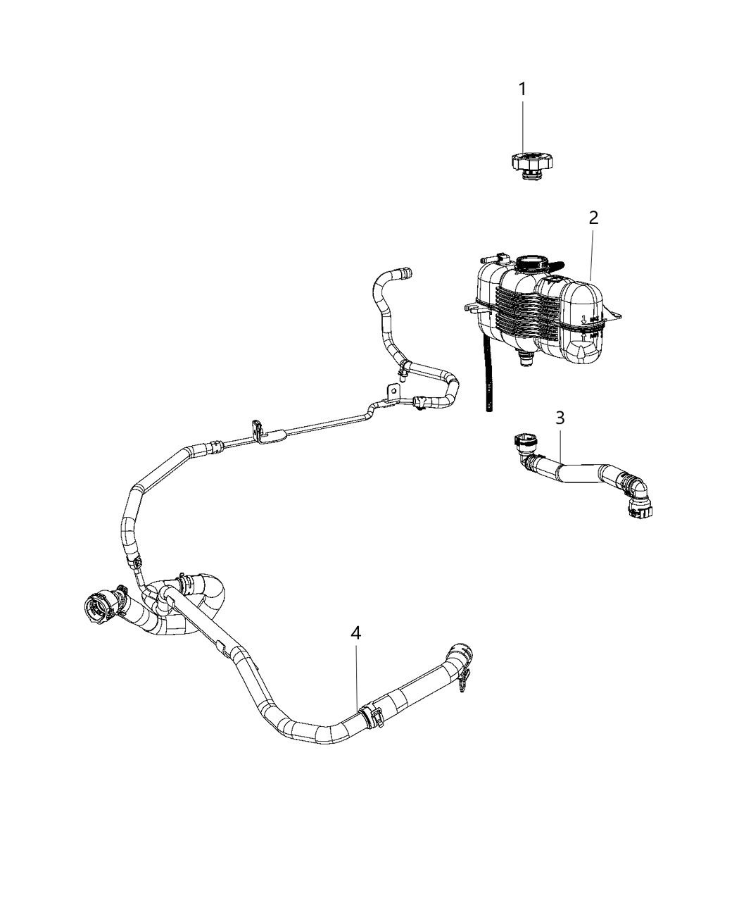 Mopar 68288293AC HOSE/TUBE-Heater Supply