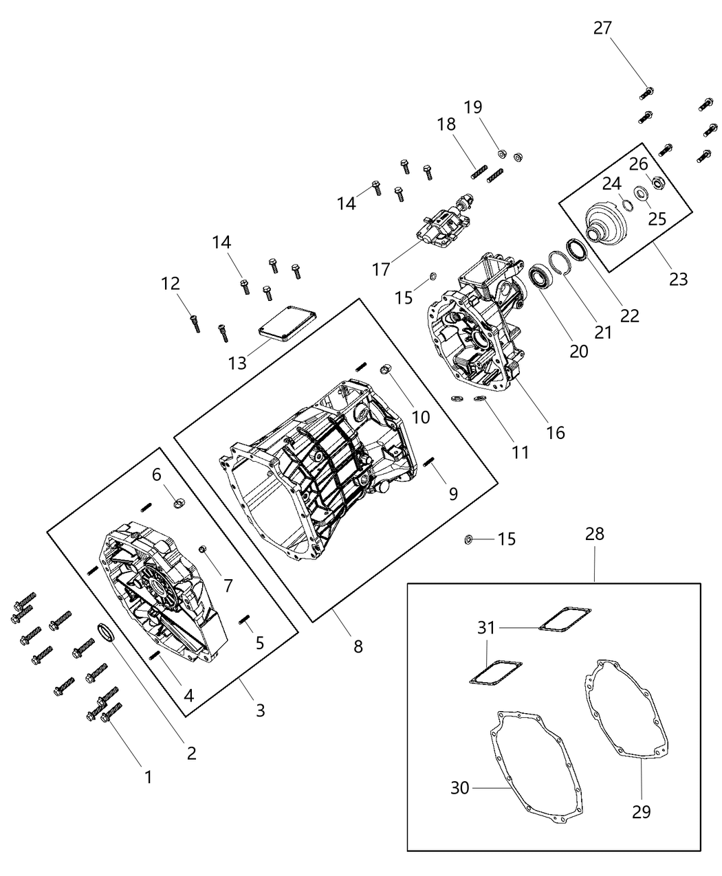 Mopar 68399348AB Case-Transmission