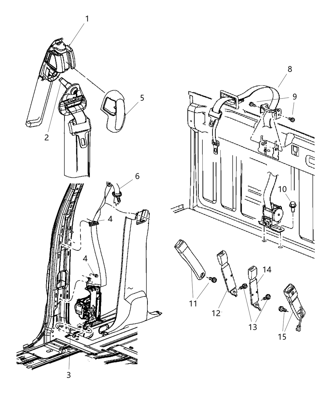 Mopar 5KP921K2AD Beltassy-Frontouter