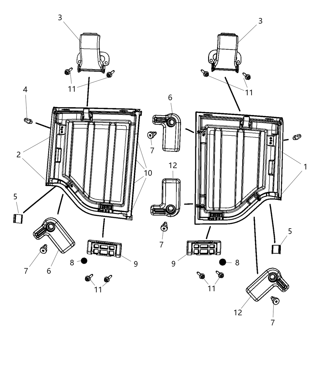 Mopar 1PH99RXFAD Panel-TARGA Top