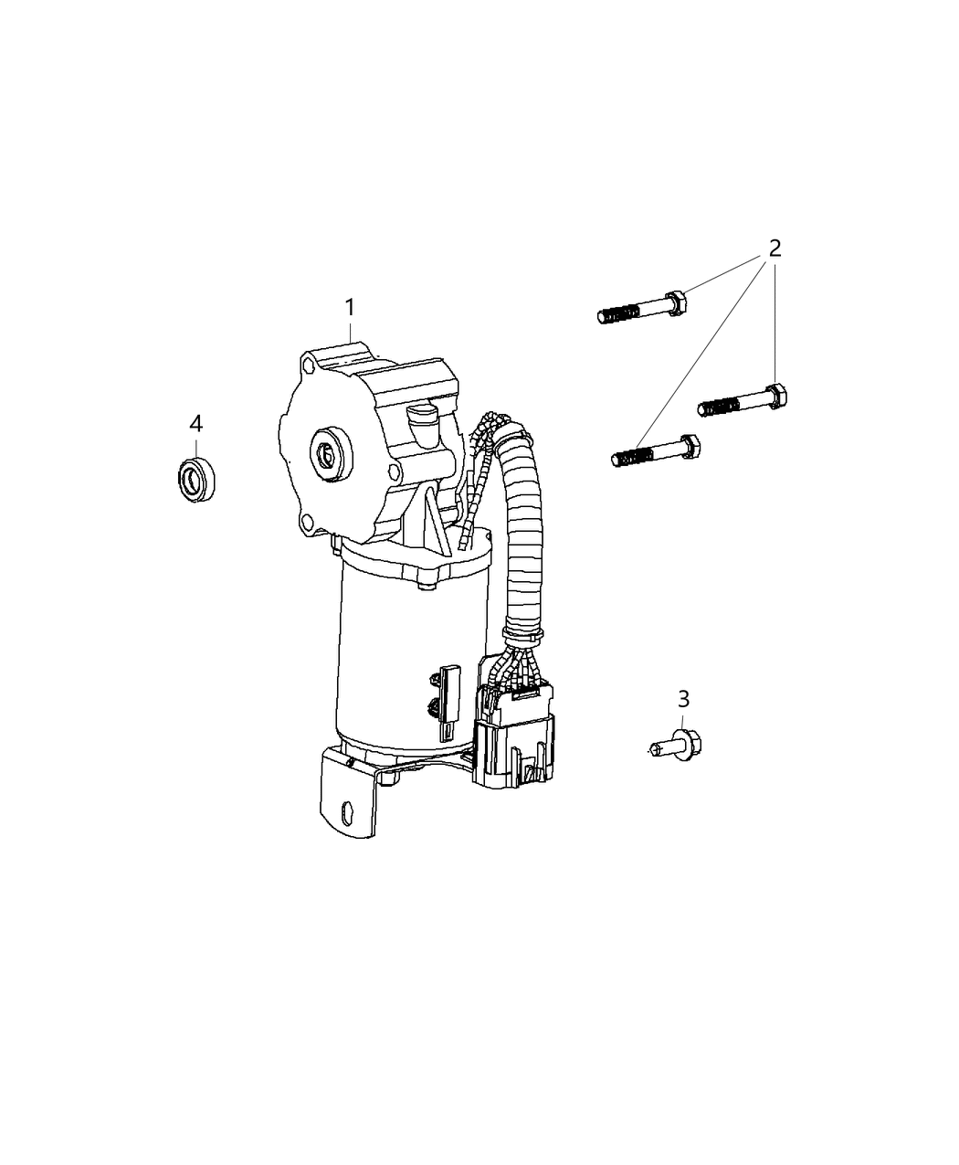 Mopar 68450803AA ACTUATOR-Transfer Case